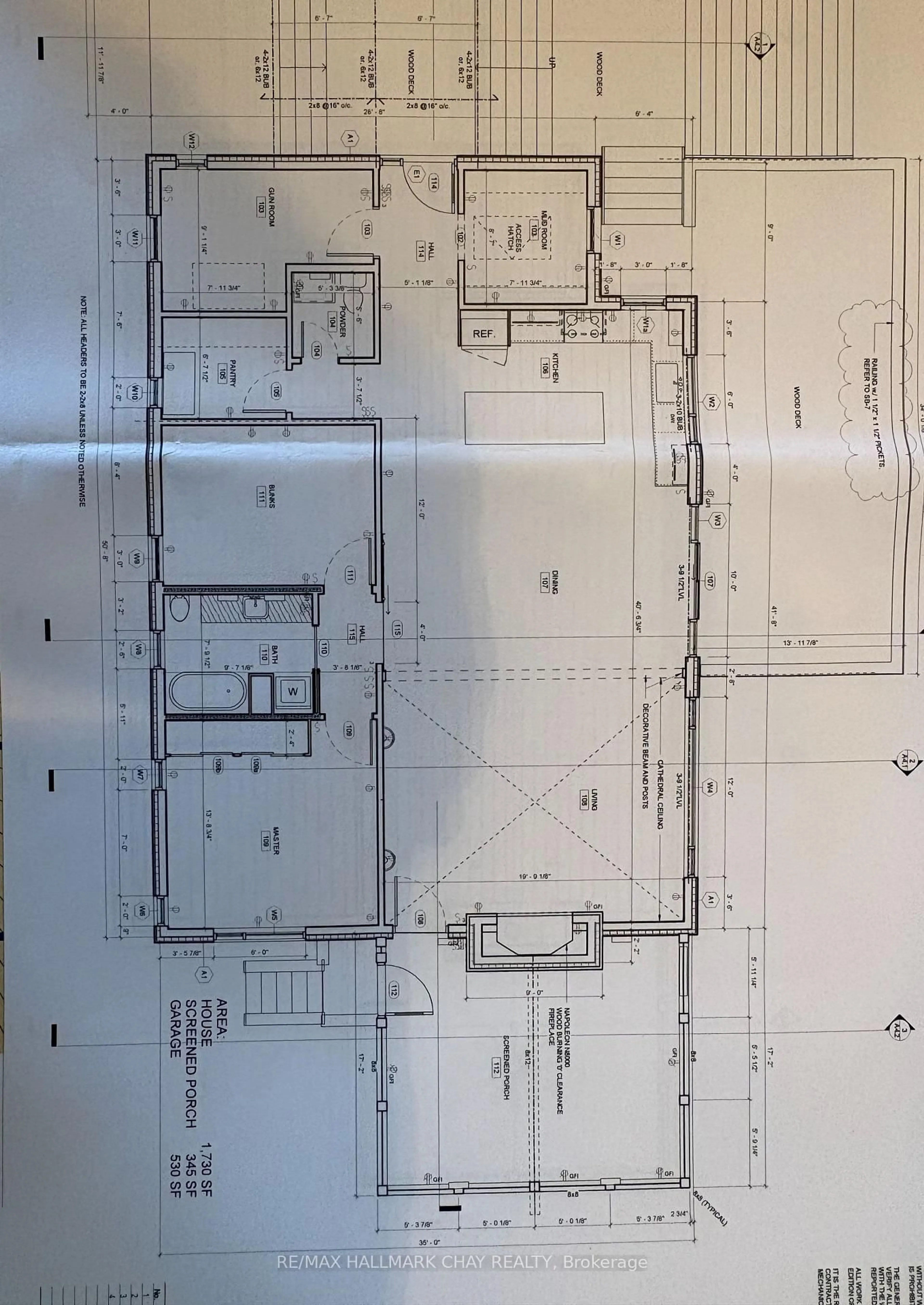 Floor plan for 164 Perch Lake Rd, West Nipissing Ontario P0M 2K0
