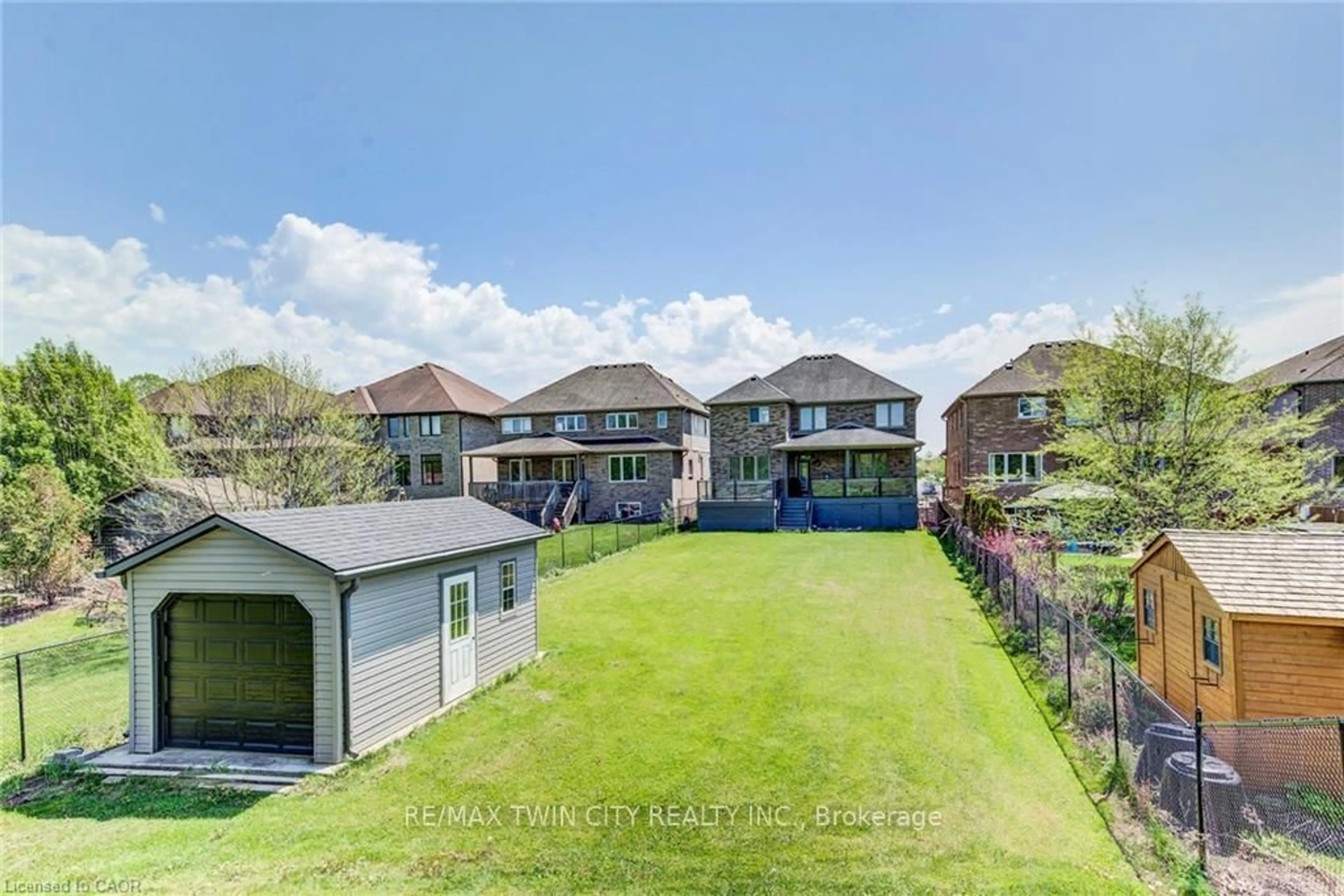 A pic from outside/outdoor area/front of a property/back of a property/a pic from drone, unknown for 78 DOLMAN St, Woolwich Ontario N0B 1M0
