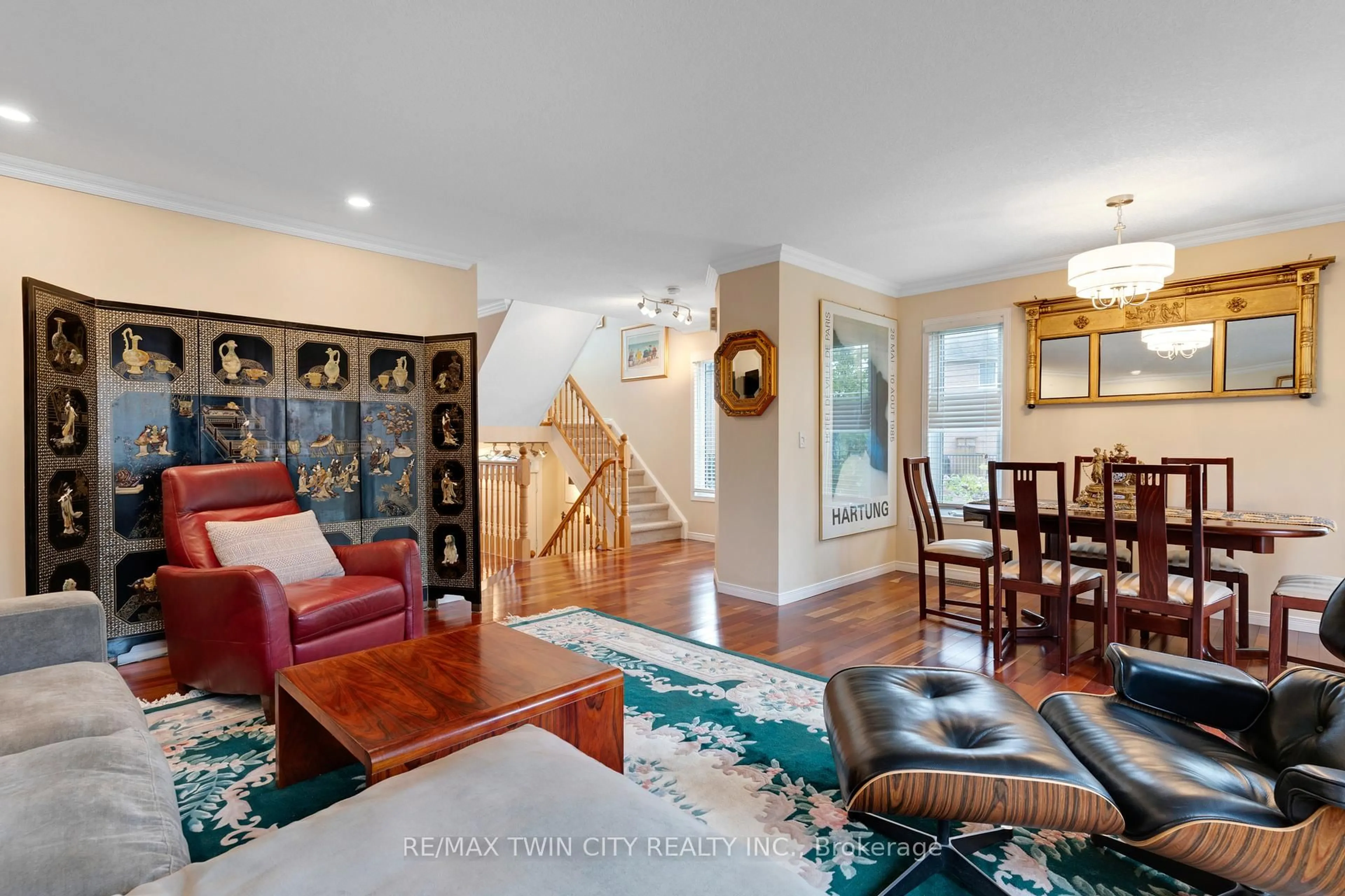 Living room with furniture, unknown for 53 Grosvenor Lane #n/a, Cambridge Ontario N1R 8N2