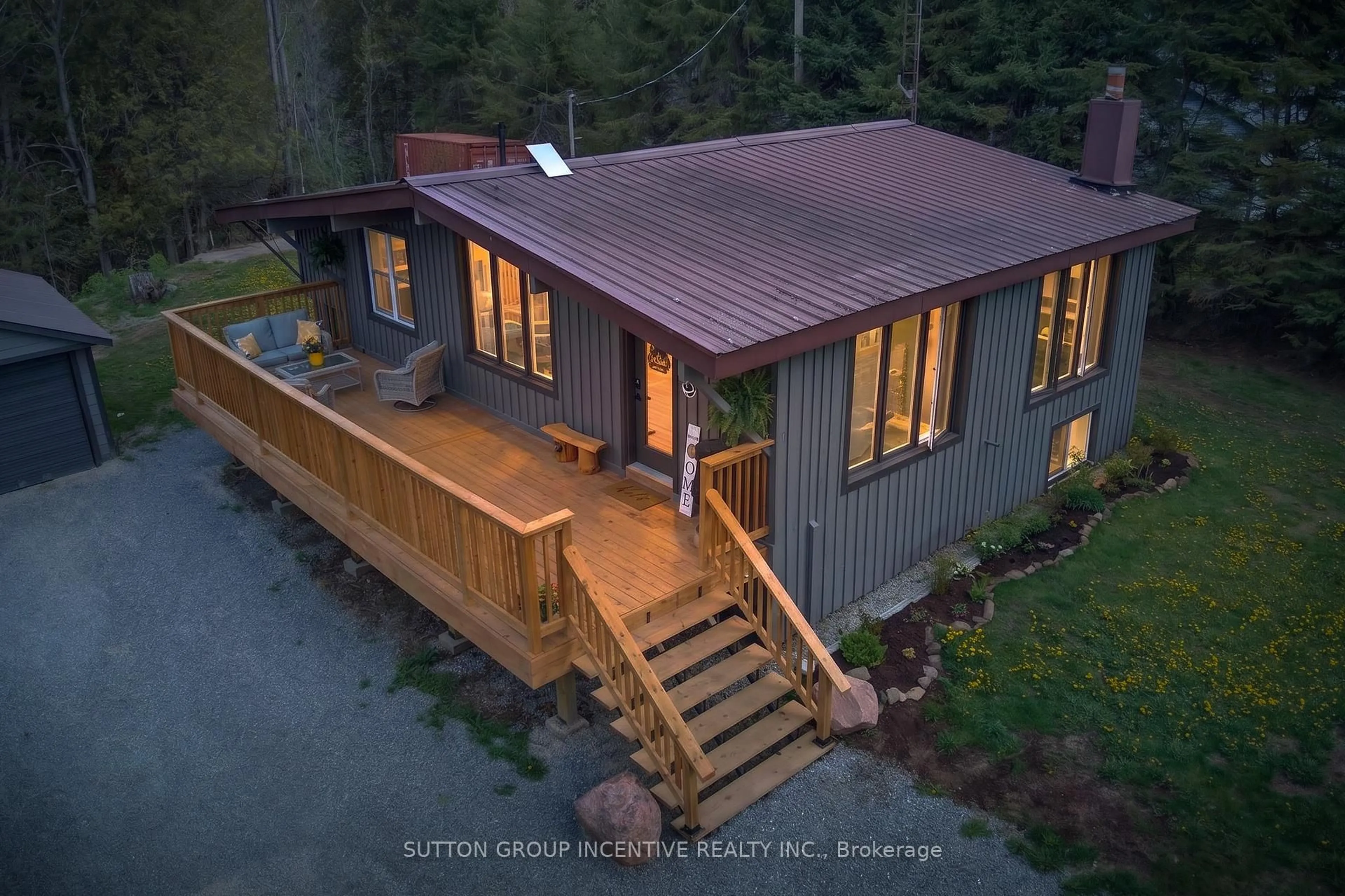 A pic from outside/outdoor area/front of a property/back of a property/a pic from drone, building for 519 Galway Rd, Trent Lakes Ontario K0M 2A0