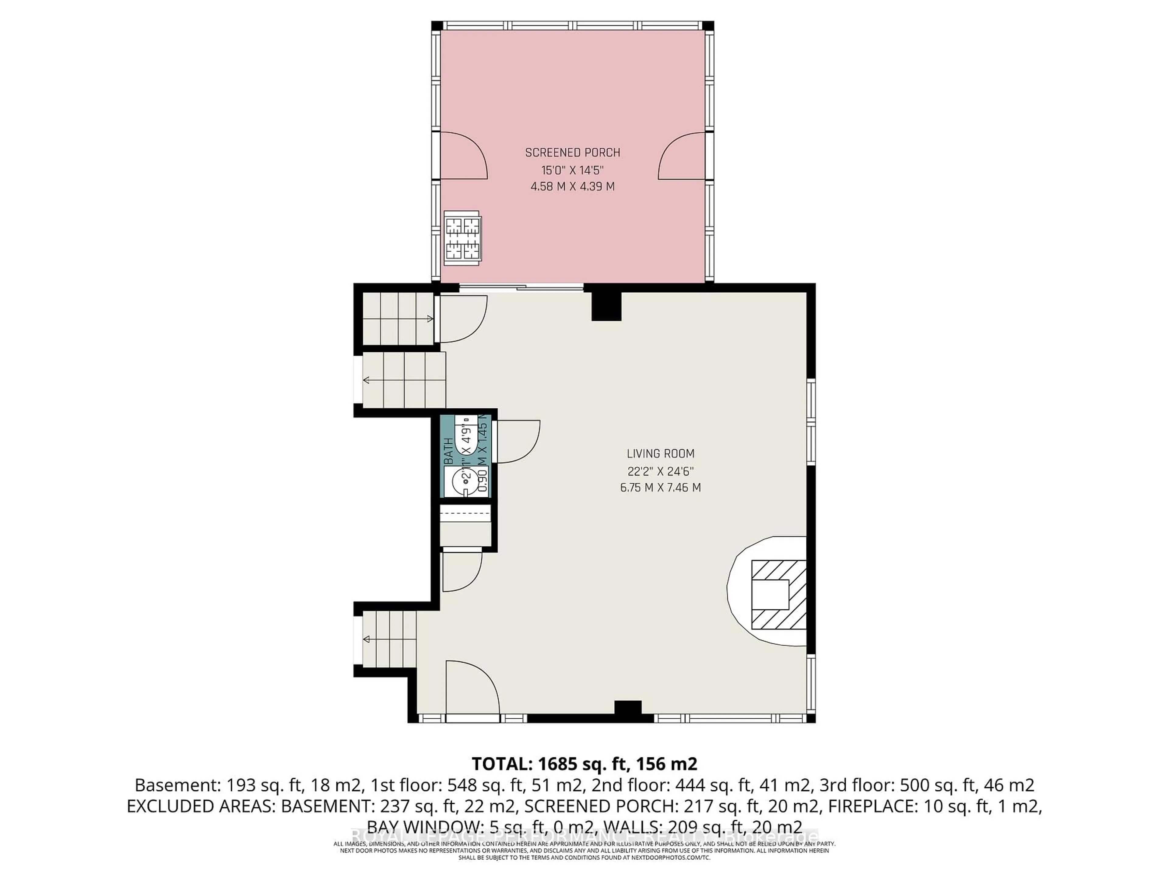 Floor plan for 1540 Gage Ave, Cornwall Ontario K6H 3N3