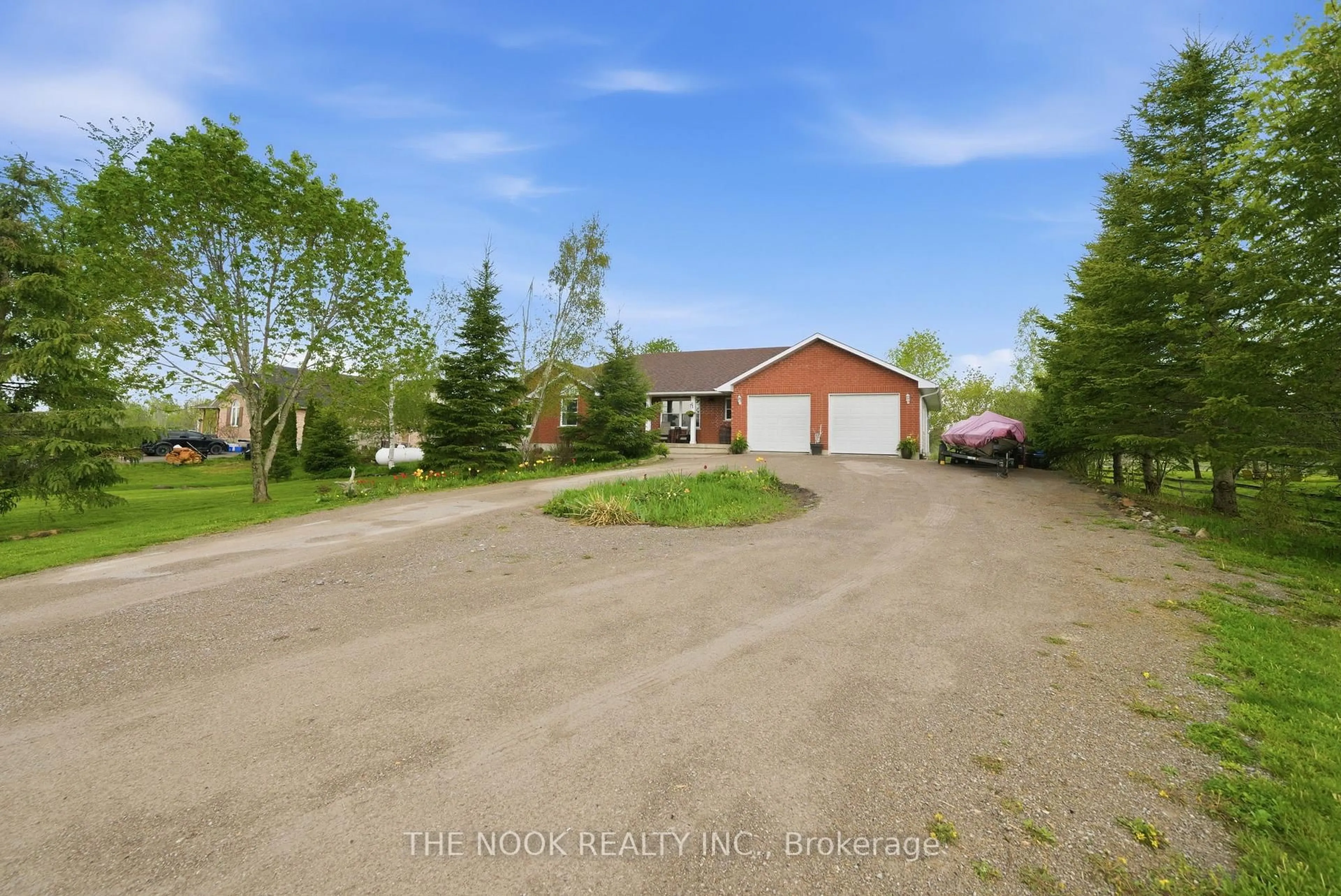 A pic from outside/outdoor area/front of a property/back of a property/a pic from drone, street for 4 McGillivray Lane, Kawartha Lakes Ontario L0K 1B0