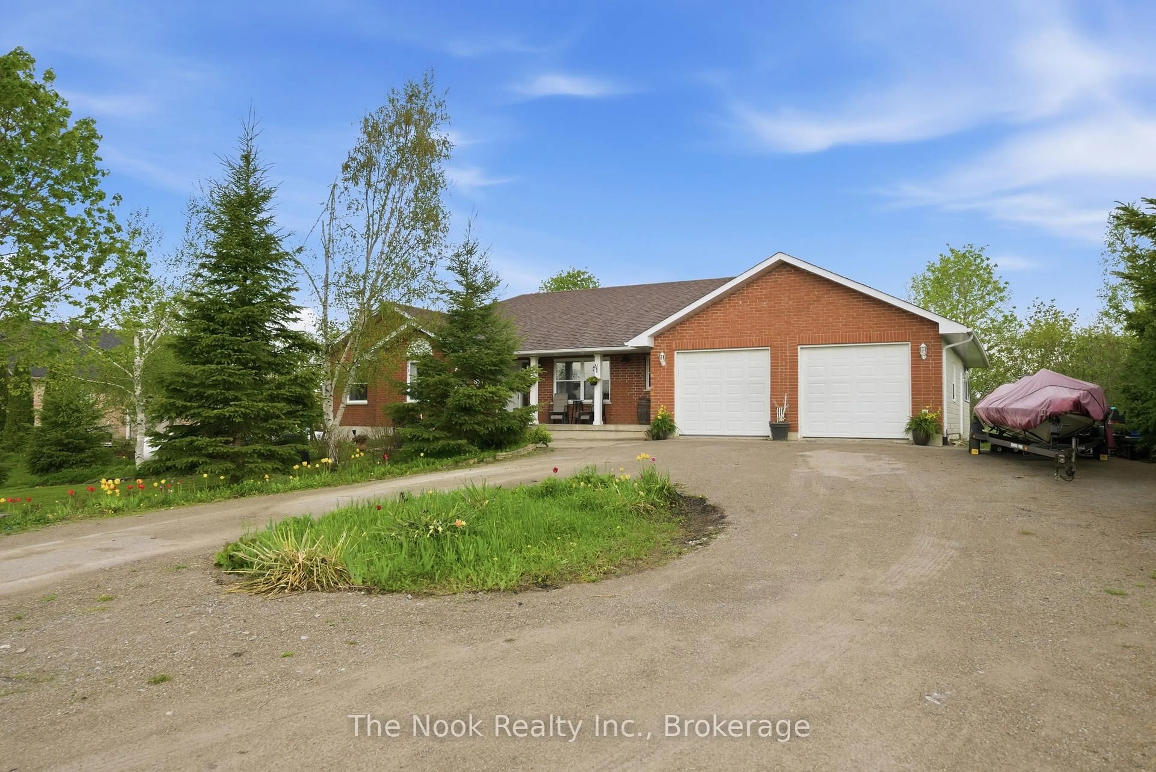 A pic from outside/outdoor area/front of a property/back of a property/a pic from drone, unknown for 4 McGillivray Lane, Kawartha Lakes Ontario L0K 1B0
