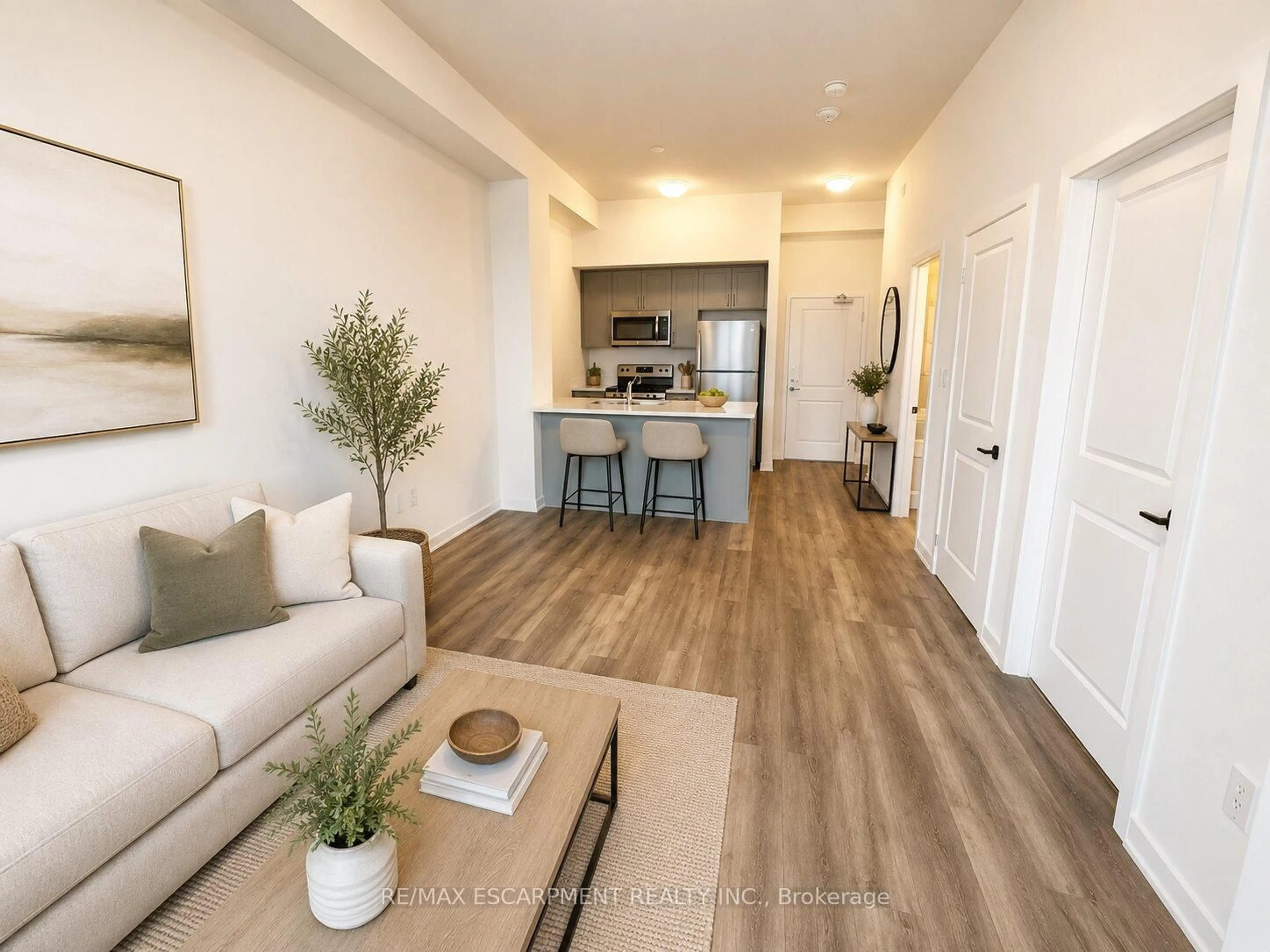 Living room with furniture, unknown for 470 Dundas St #503, Hamilton Ontario L0R 2H4