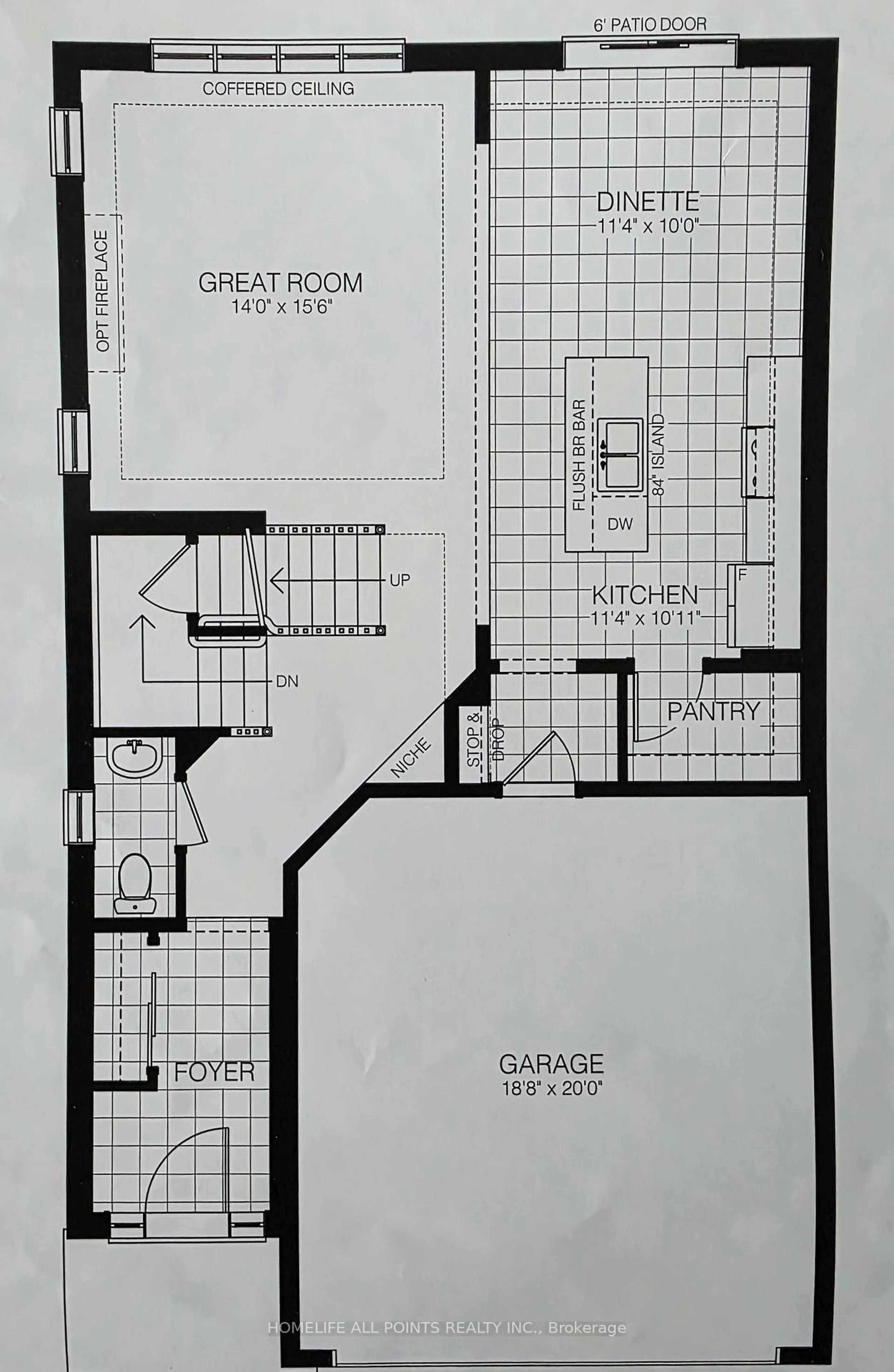 Floor plan for 7333 MAJESTIC Tr, Niagara Falls Ontario L2H 3V4