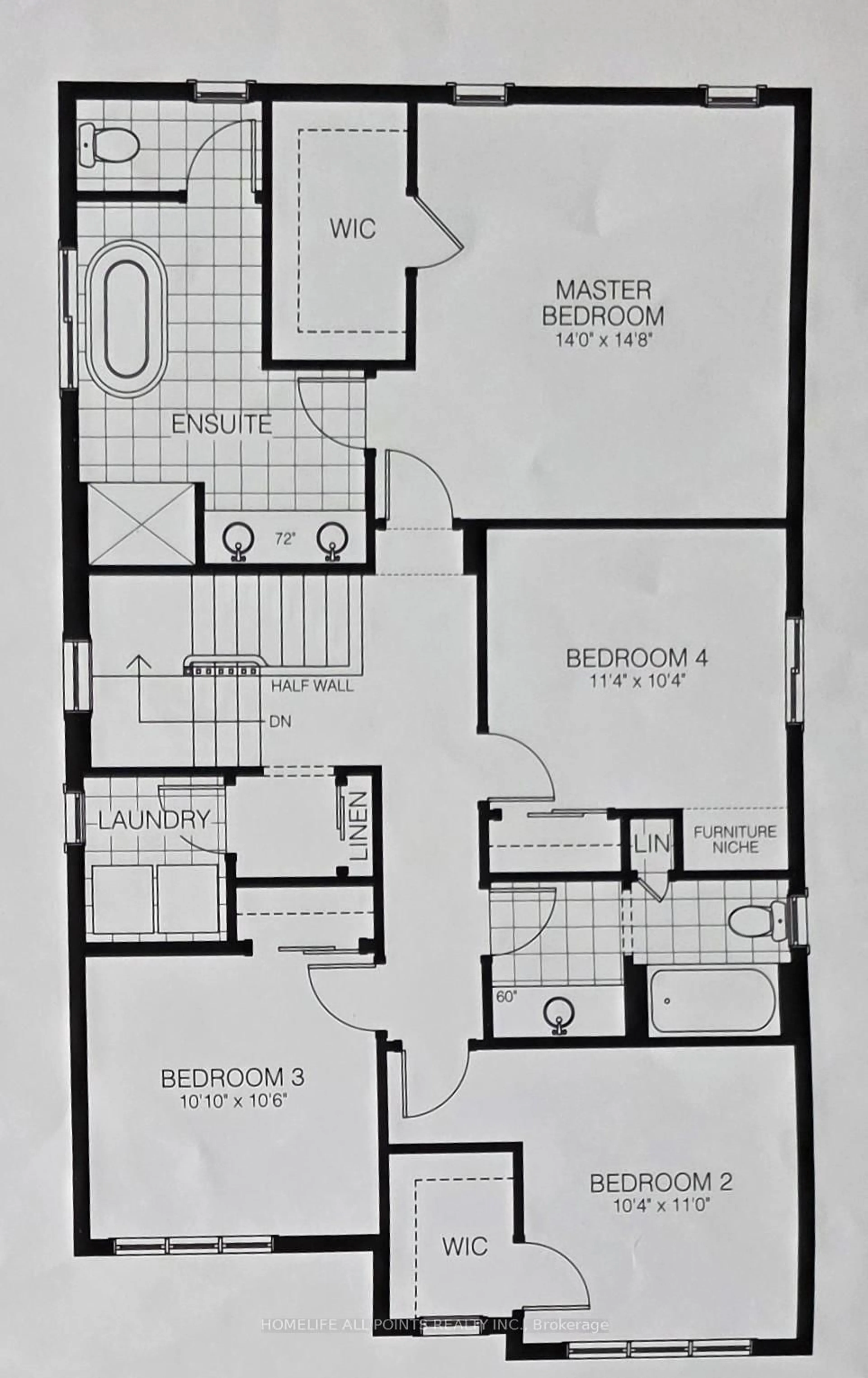Floor plan for 7333 MAJESTIC Tr, Niagara Falls Ontario L2H 3V4