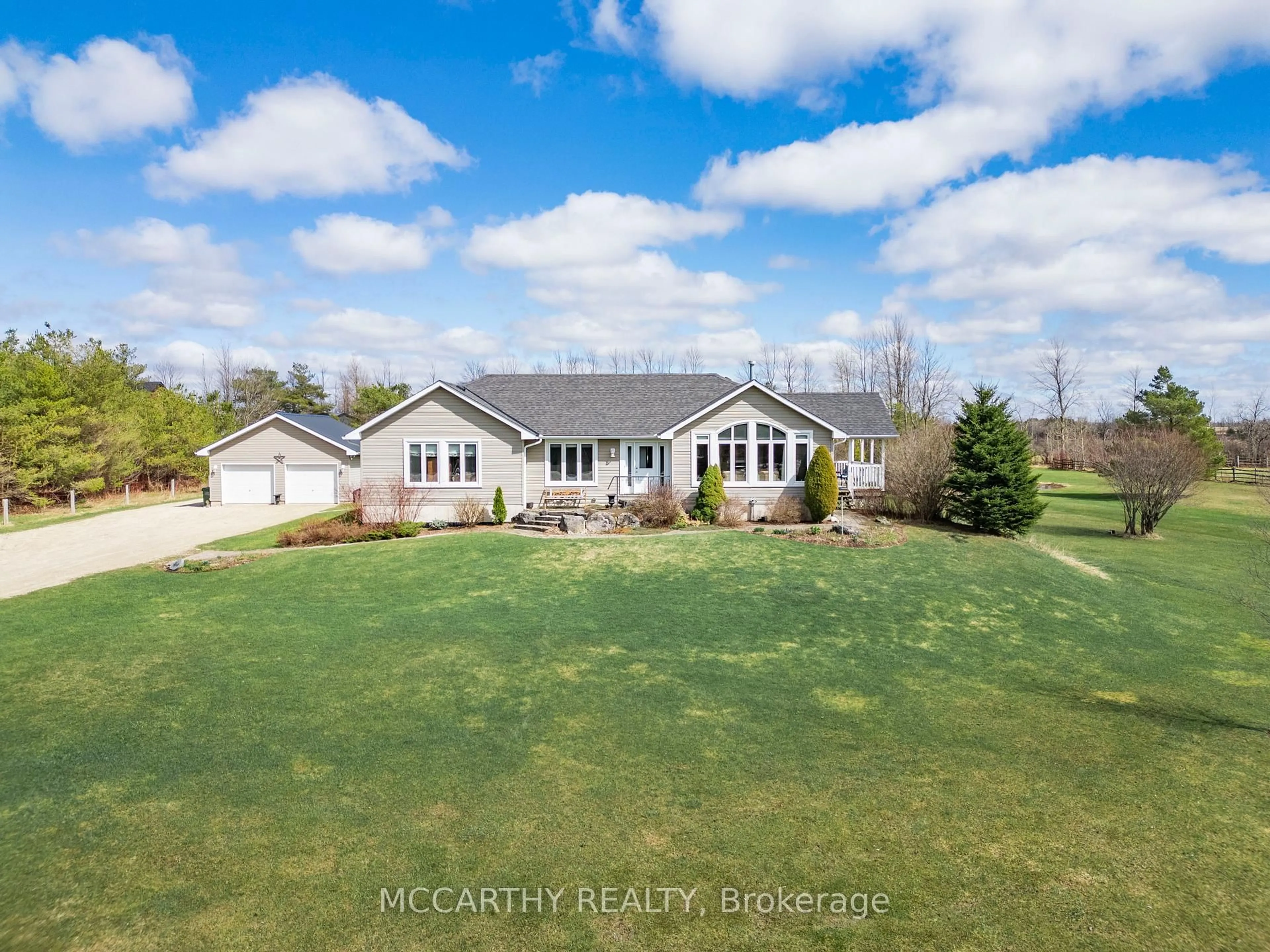 A pic from outside/outdoor area/front of a property/back of a property/a pic from drone, water/lake/river/ocean view for 260376 Southgate Rd 26 Rd, Southgate Ontario N0C 1L0