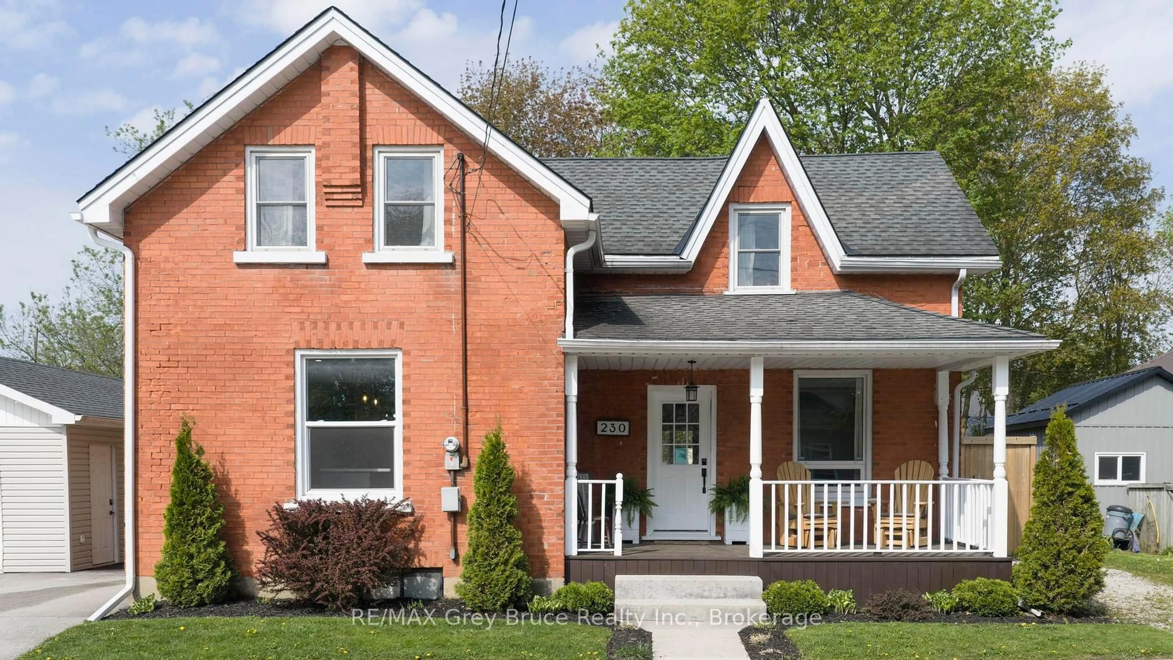 Home with brick exterior material, street for 230 2nd Ave, Arran-Elderslie Ontario N0G 1L0