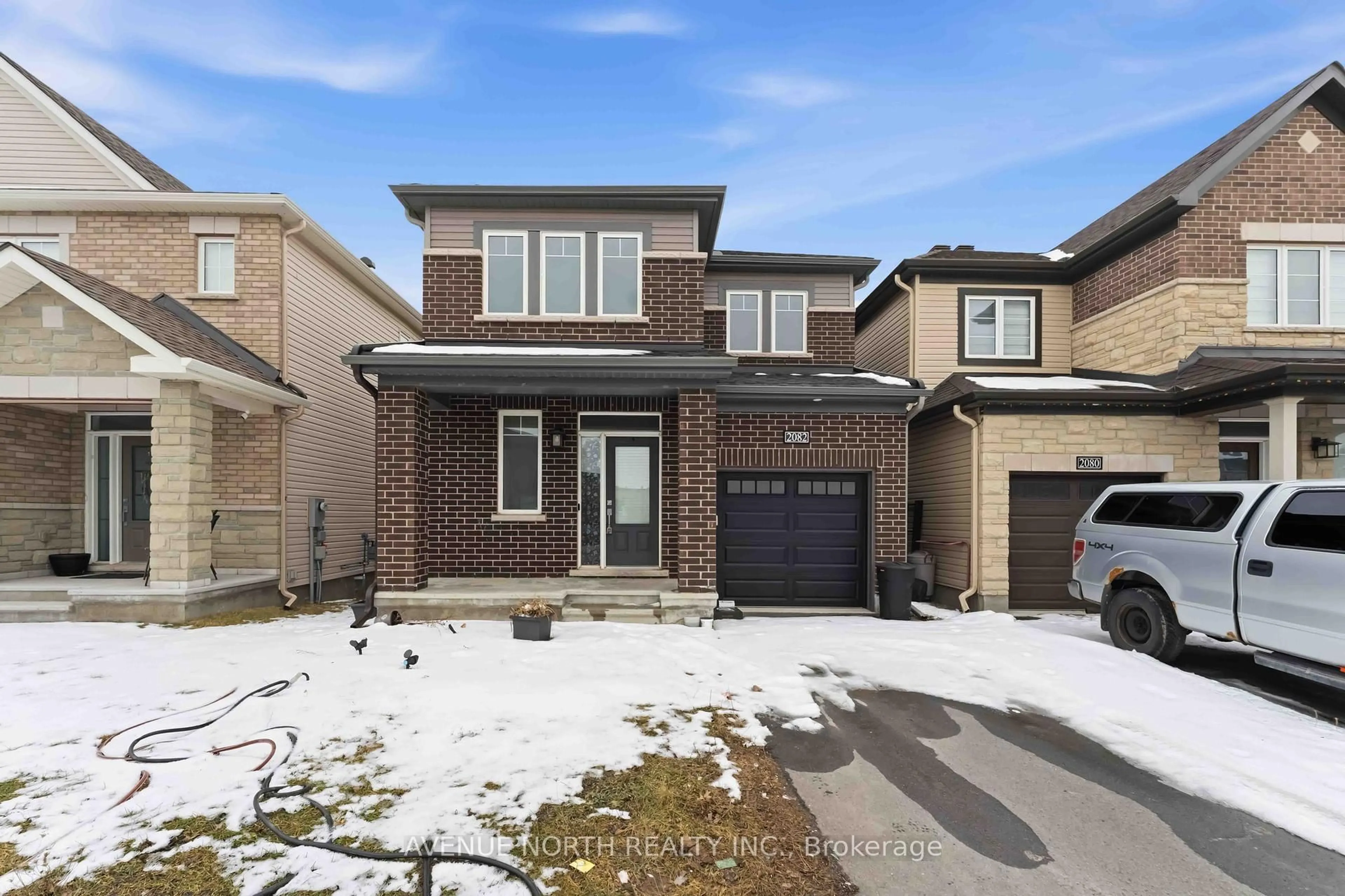Home with brick exterior material, street for 2082 Caltra Cres, Ottawa Ontario K2J 6V4