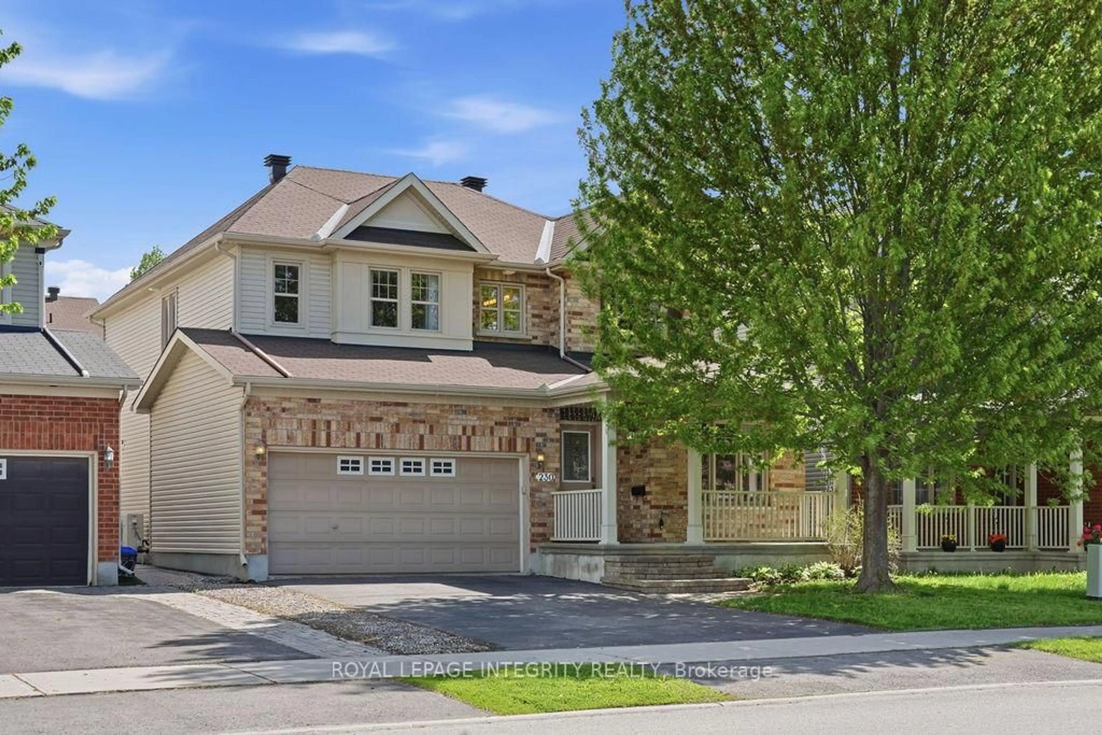 Home with brick exterior material, street for 230 KEYROCK Dr, Kanata Ontario K2T 0B4