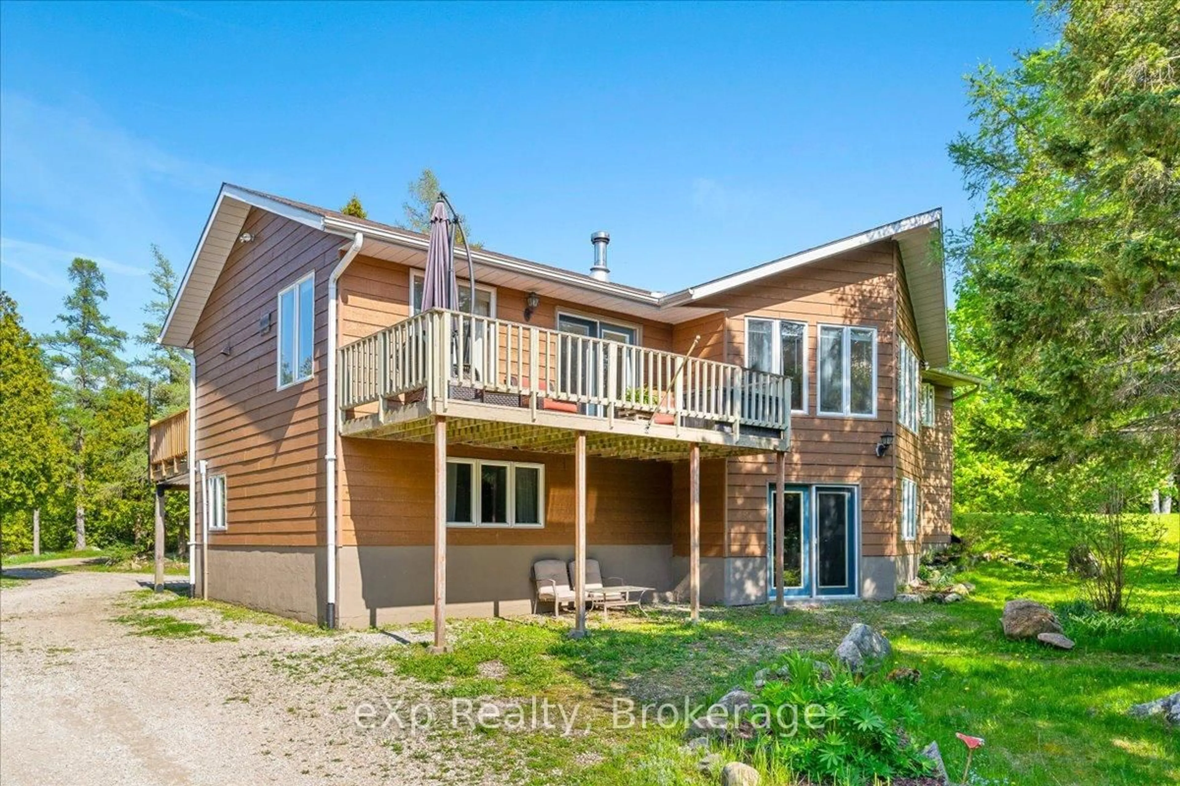 A pic from outside/outdoor area/front of a property/back of a property/a pic from drone, water/lake/river/ocean view for 55 FORBES Rd, Northern Bruce Peninsula Ontario N0H 2T0