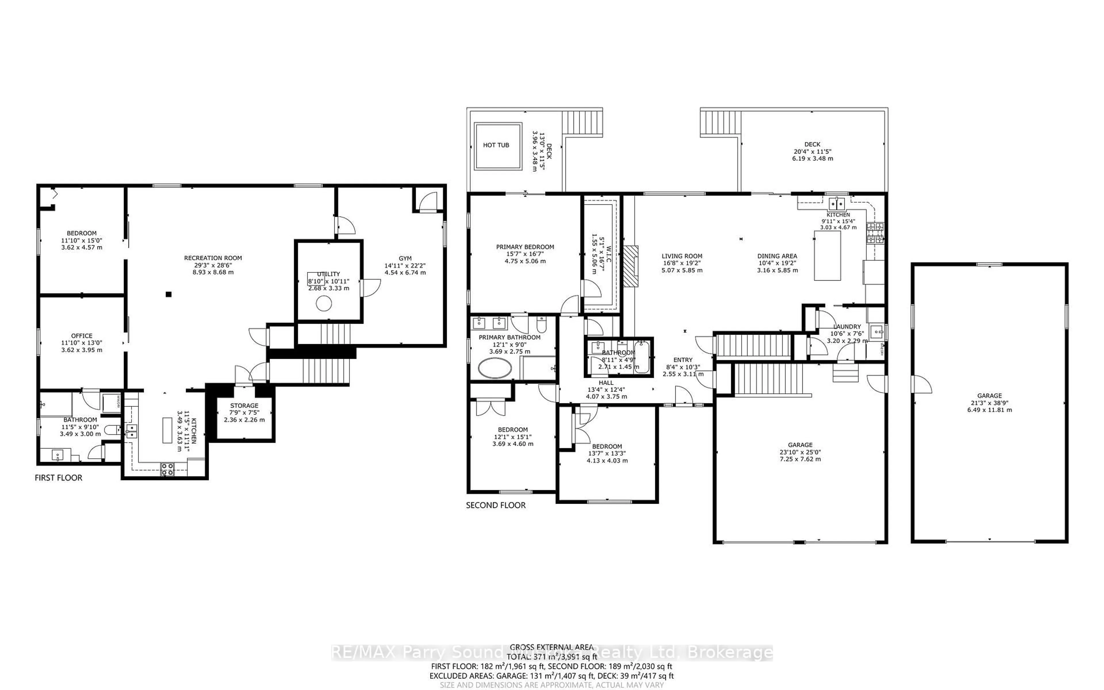 Floor plan for 270 Nobel Rd, McDougall Ontario P2A 2W9