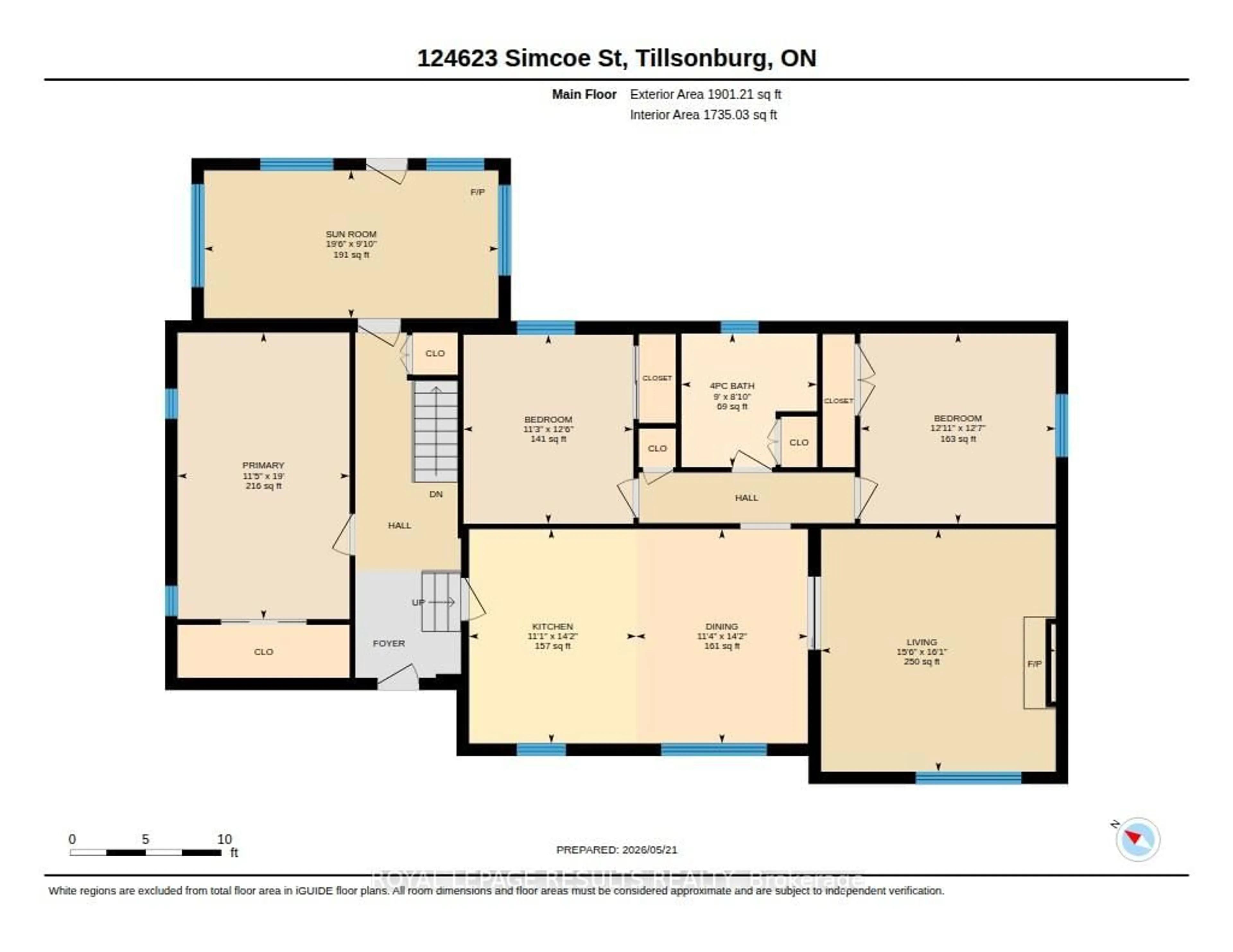 Floor plan for 124623 Simcoe St, Norwich Ontario N4G 2J6