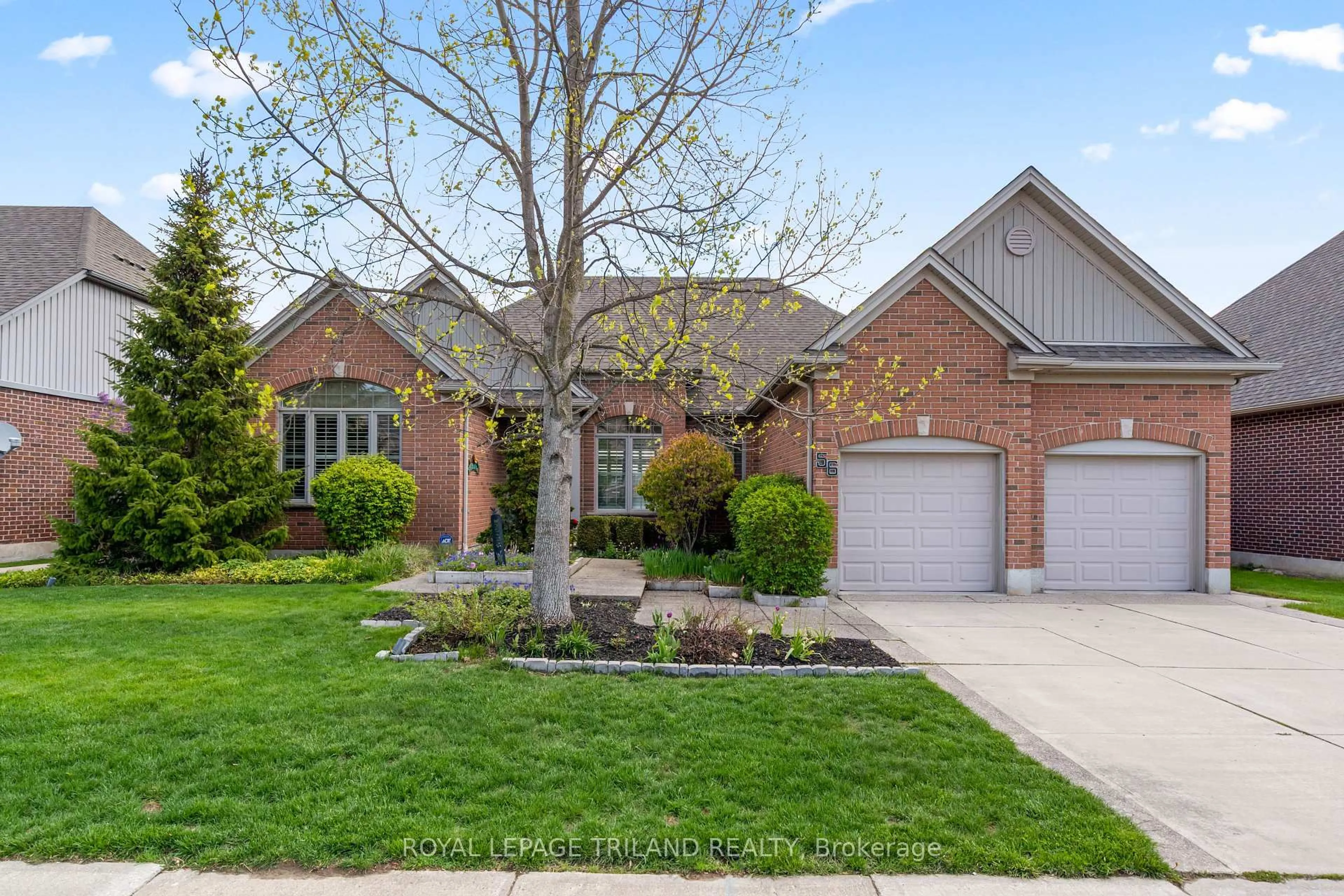 Home with brick exterior material, street for 56 Willow Ridge Rd, Middlesex Centre Ontario N0M 2A0