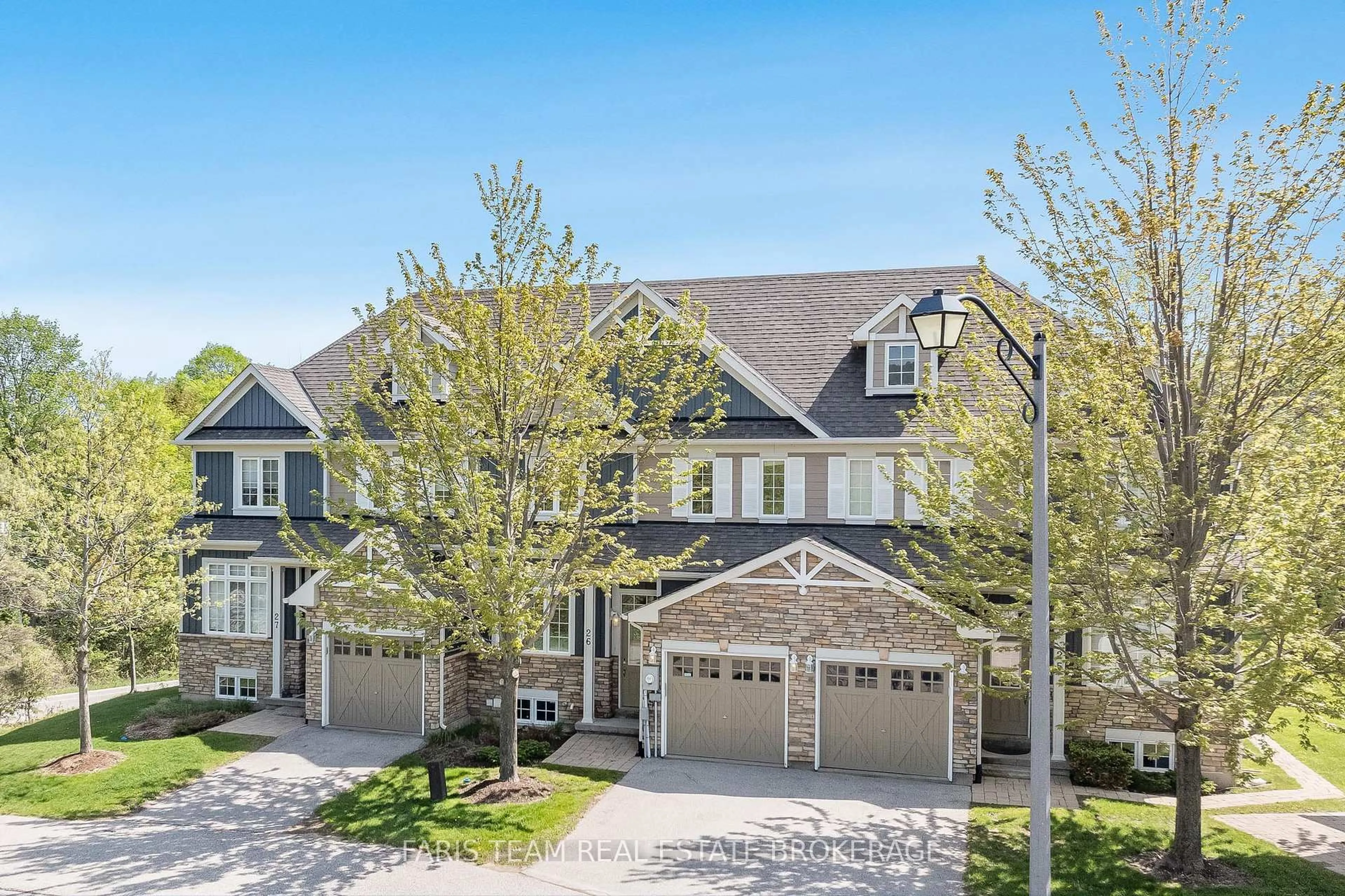 A pic from outside/outdoor area/front of a property/back of a property/a pic from drone, street for 689616 Monterra Rd #26, Blue Mountains Ontario L9Y 0W3
