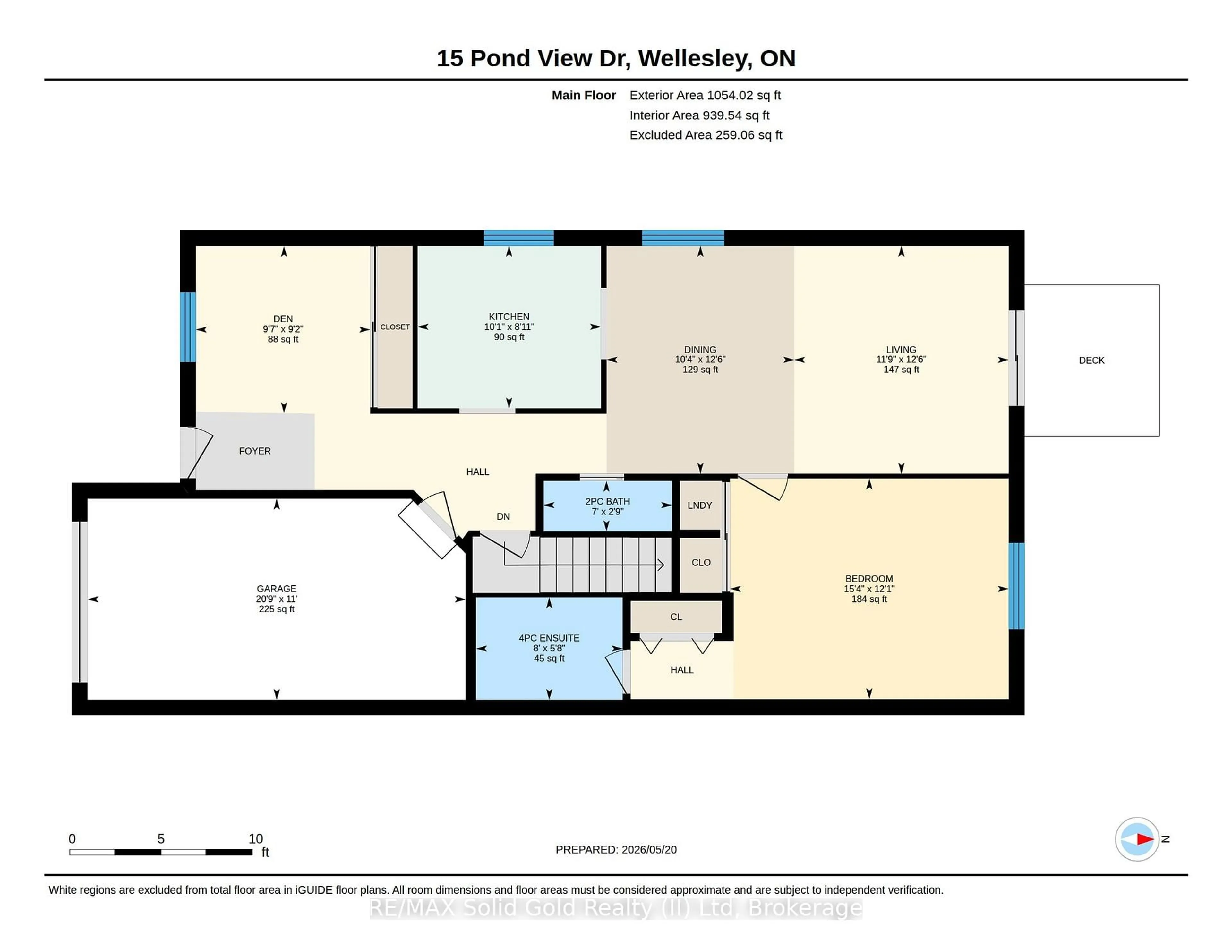 Floor plan for 15 Pond View Dr, Wellesley Ontario N0B 2T0