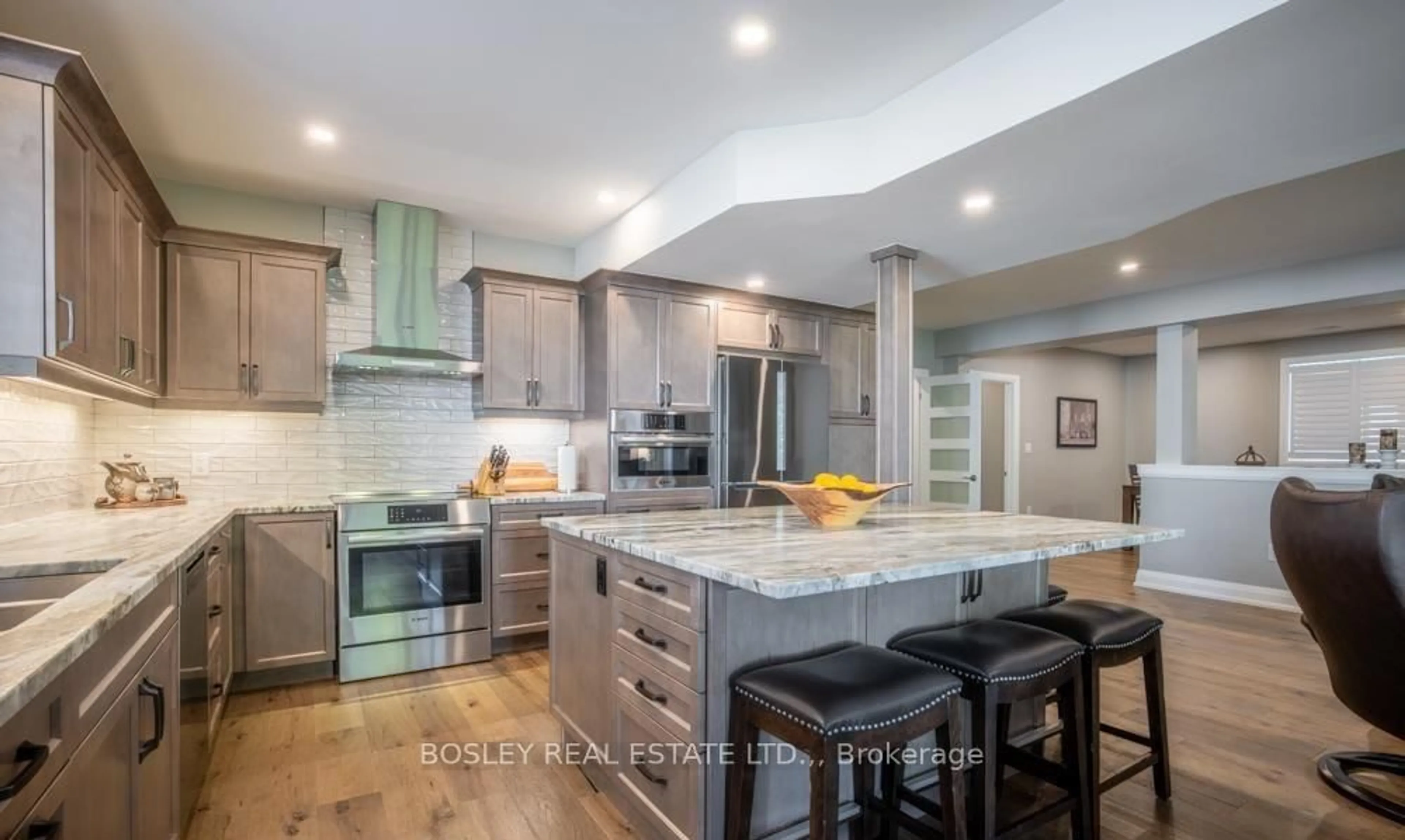 Contemporary kitchen, ceramic/tile floor for 1 Hurricane Rd, Pelham Ontario L0S 1E3