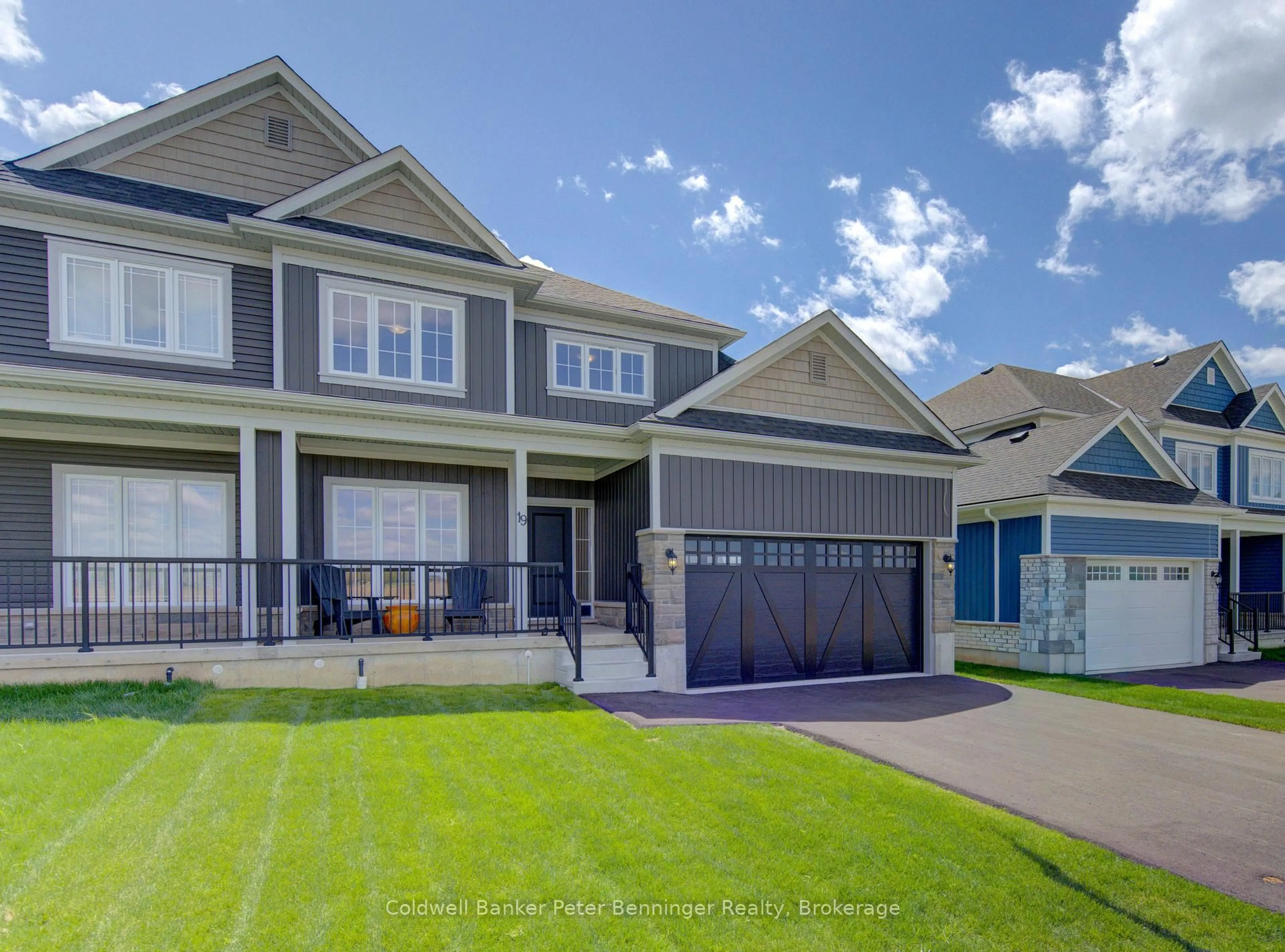 Home with vinyl exterior material, street for 19 Hilborn St, Blandford-Blenheim Ontario N0J 1S0