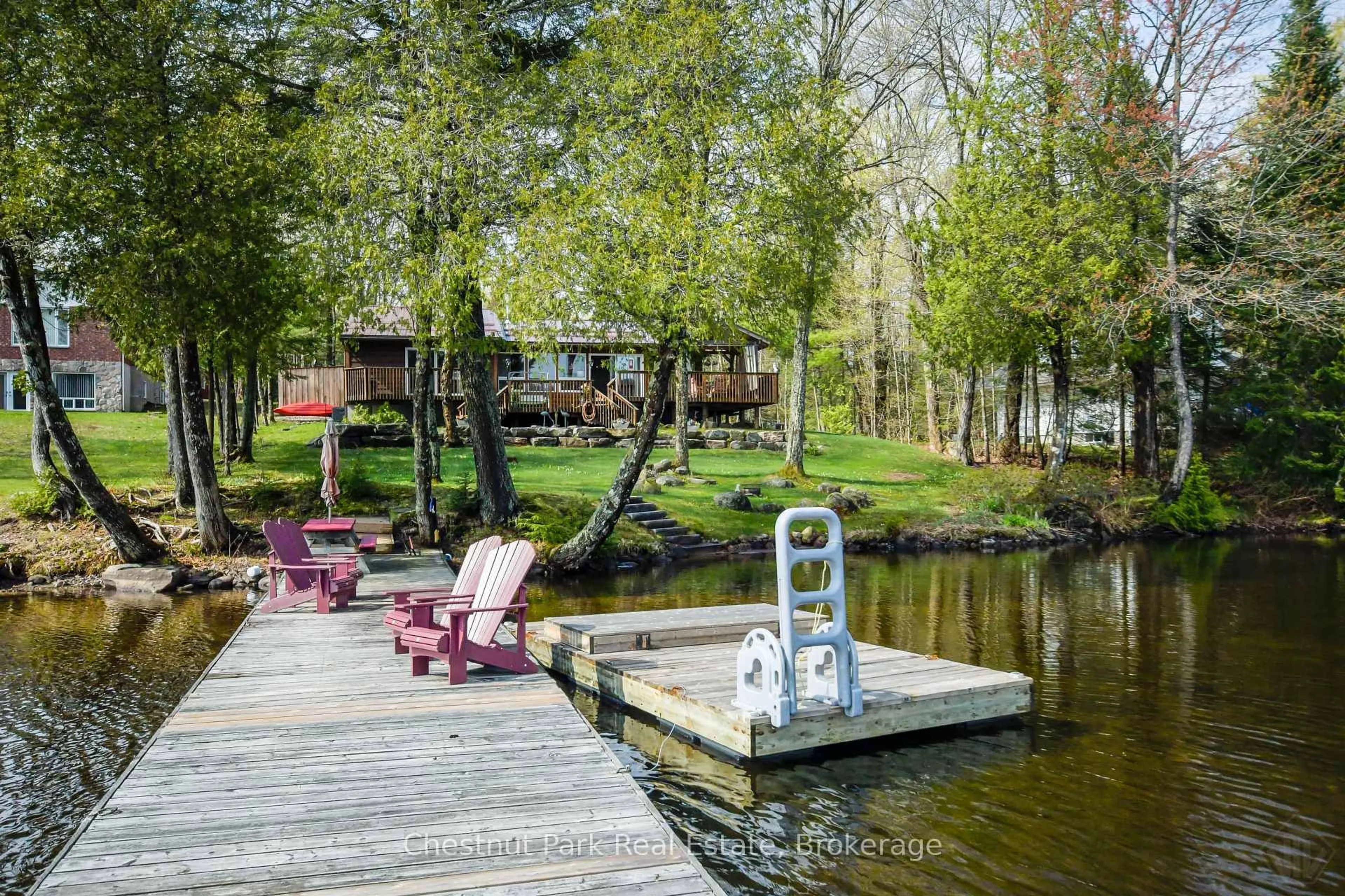 Patio, water/lake/river/ocean view for 1408 Bay Lake Rd, Perry Ontario P0A 1J0