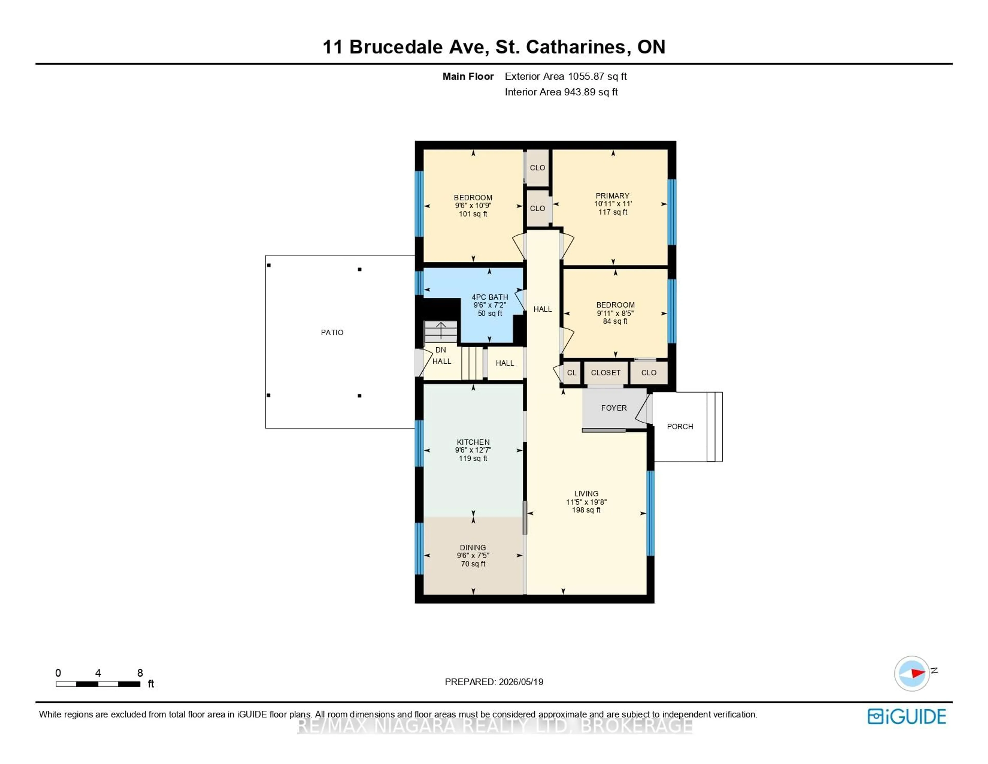 Floor plan for 11 Brucedale Ave, St. Catharines Ontario L2M 2Z4
