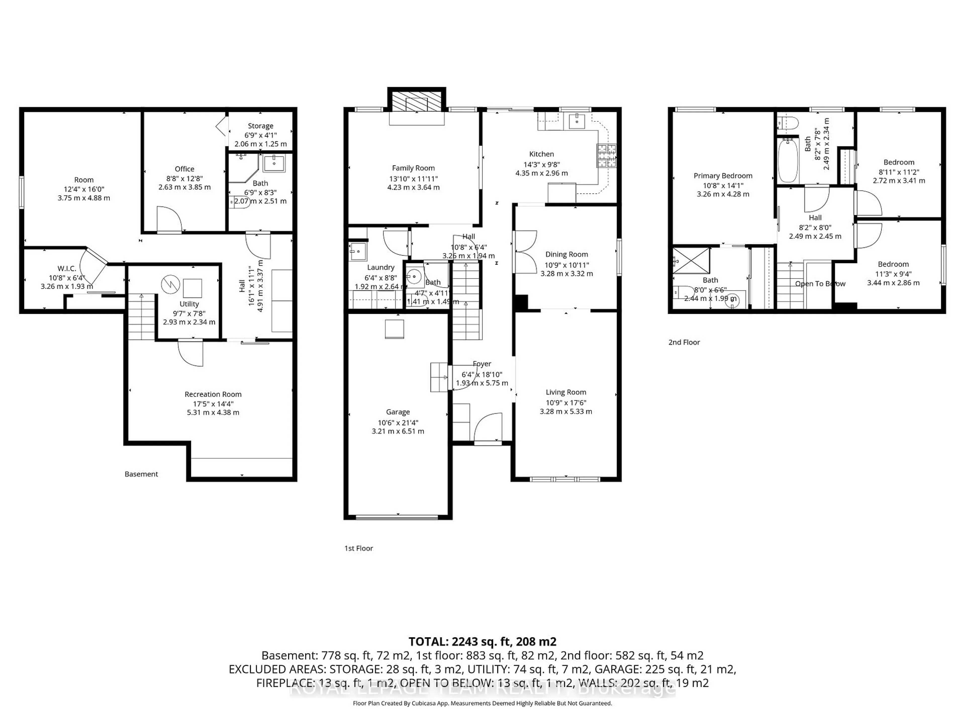 Floor plan for 14 Greer St, Stittsville Ontario K2S 1H8