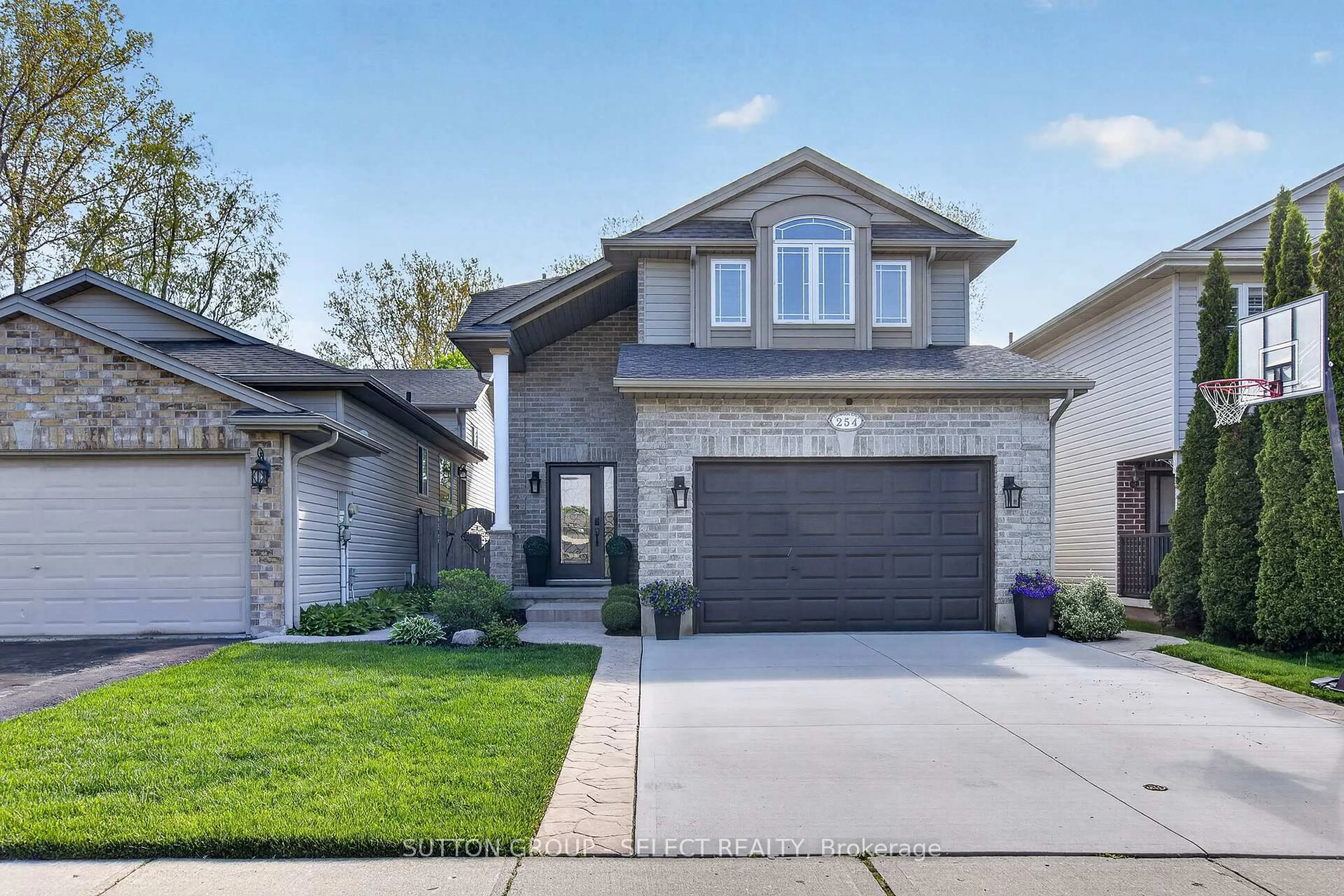 Home with brick exterior material, street for 254 Crimson Cres, London East Ontario N5W 6G1