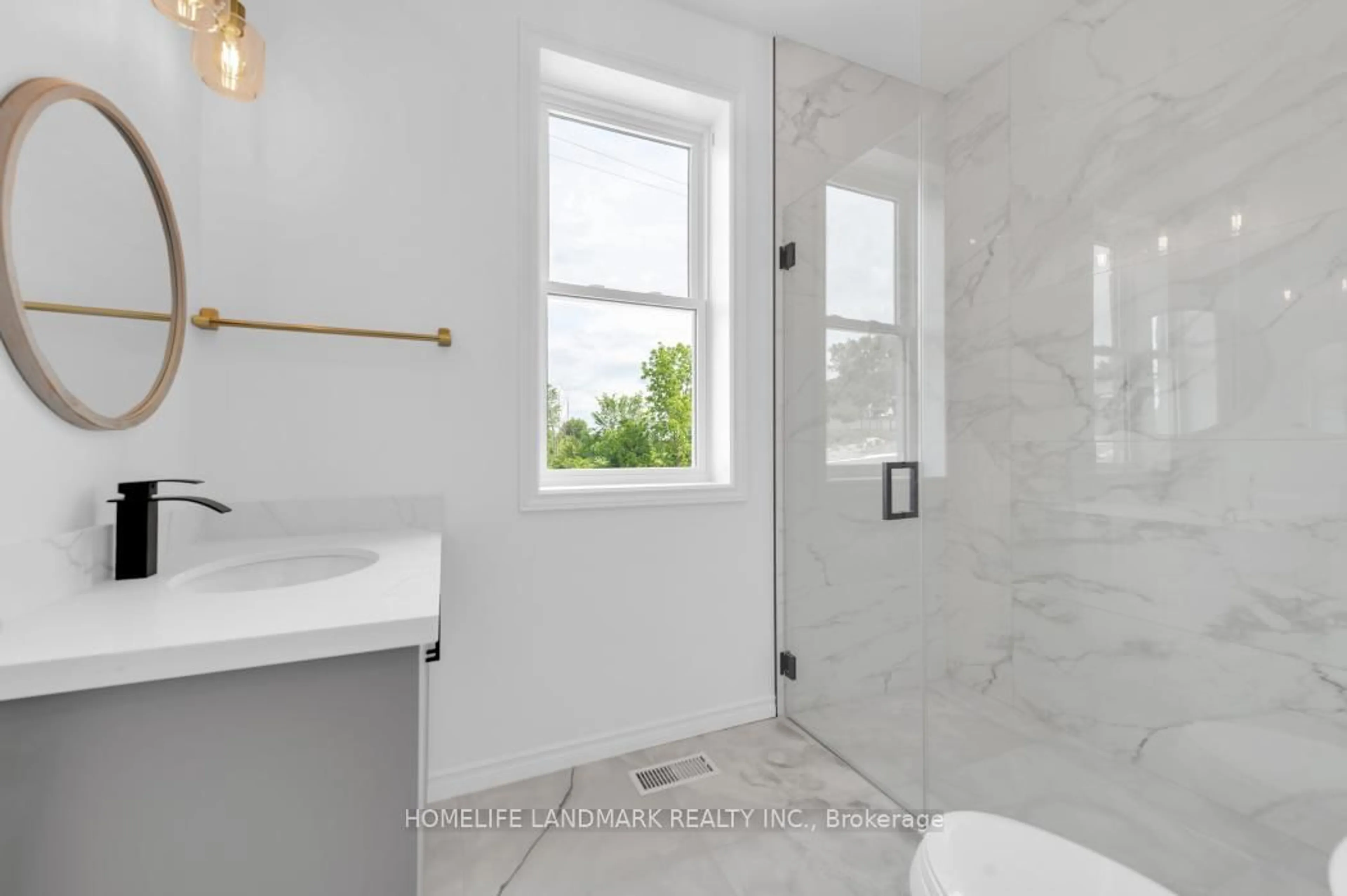 Contemporary bathroom, ceramic/tile floor for 32 Regent St, Trent Hills Ontario K0L 1L0