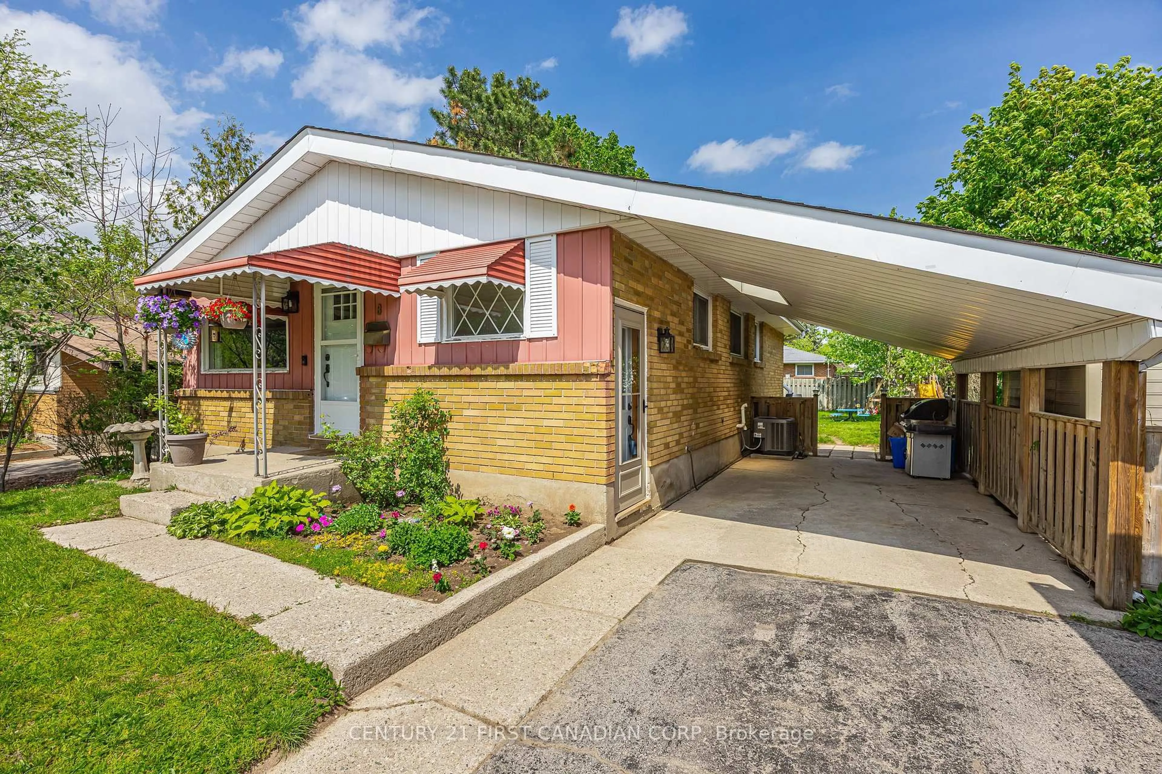 Home with brick exterior material, street for 8 Kenwood Cres, London East Ontario N5Y 3W7