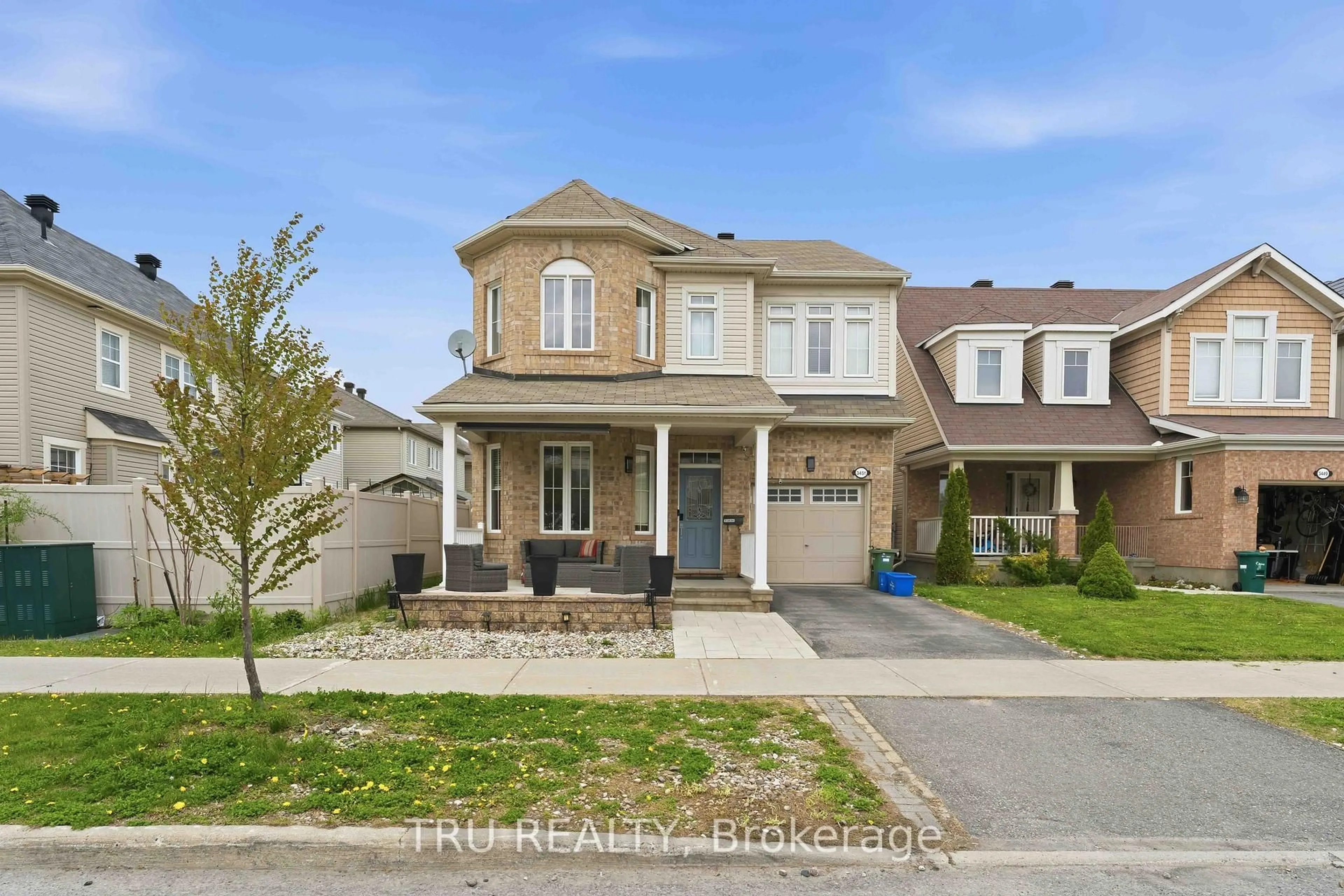 Home with brick exterior material, street for 3451 River Run Ave, Ottawa Ontario K2J 0R5