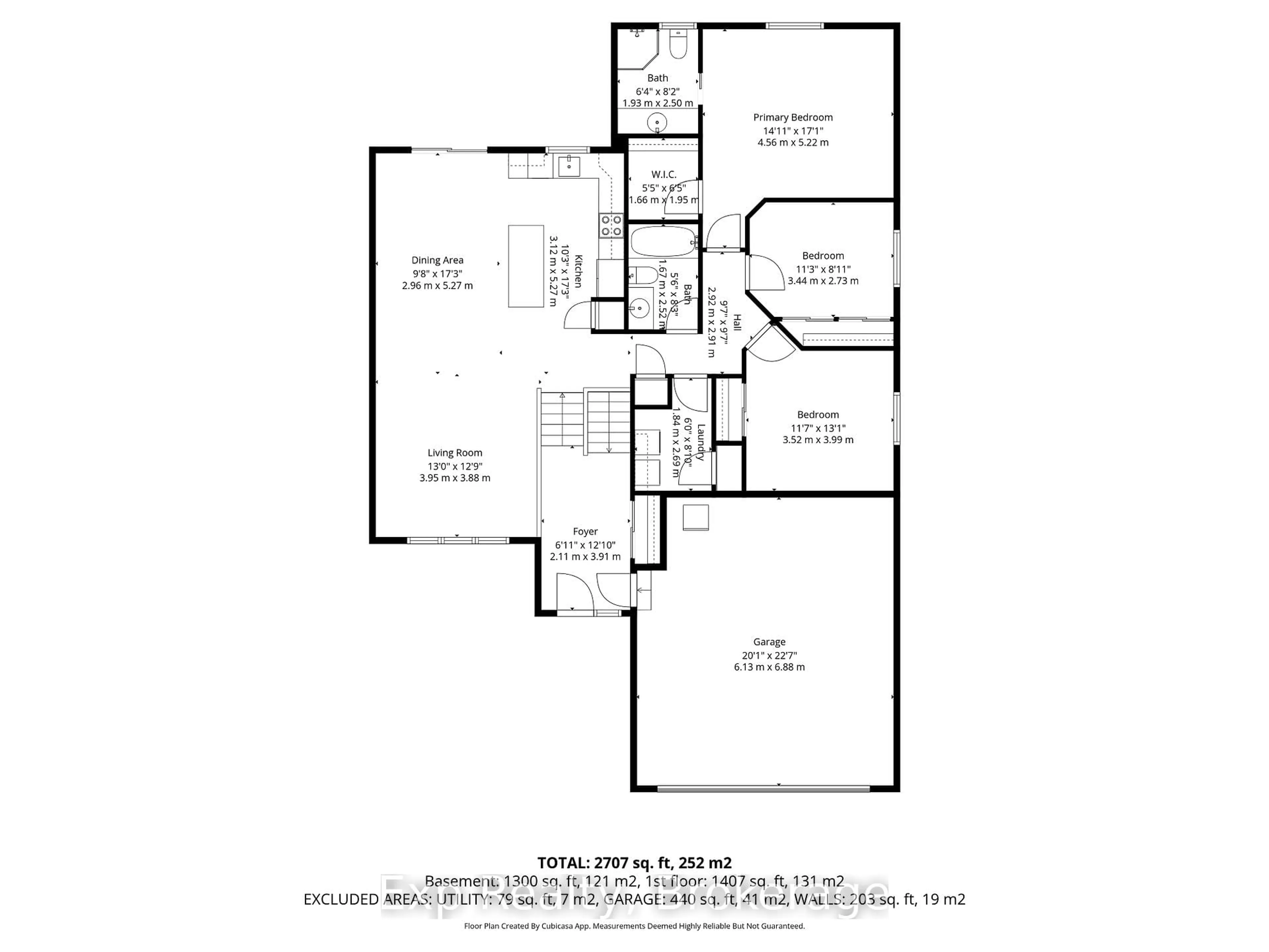 Floor plan for 7 Rosewood Dr, Hastings Ontario K0K 2C0
