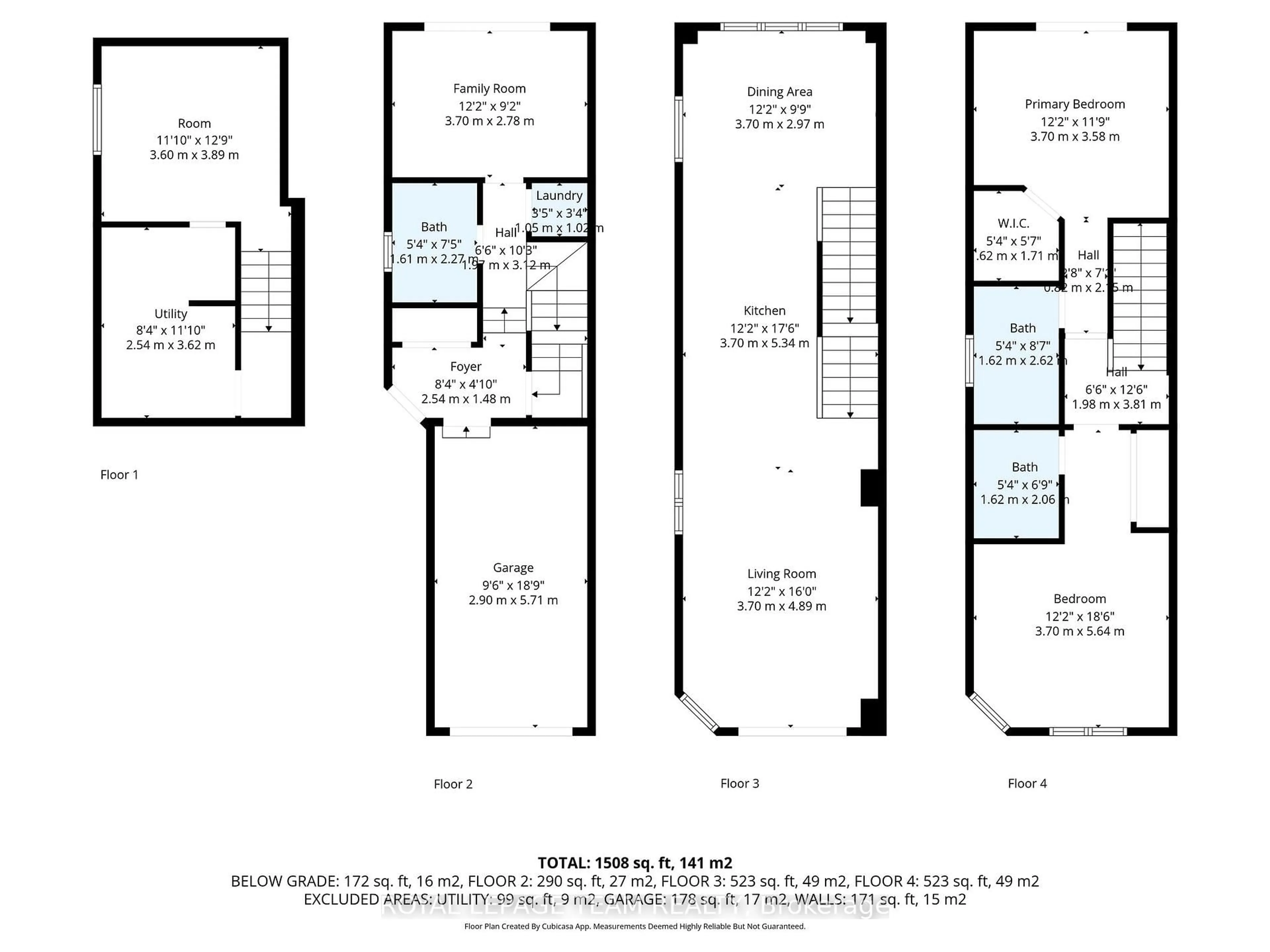 Floor plan for 1512 Clementine Blvd, Ottawa Ontario K1H 8E9