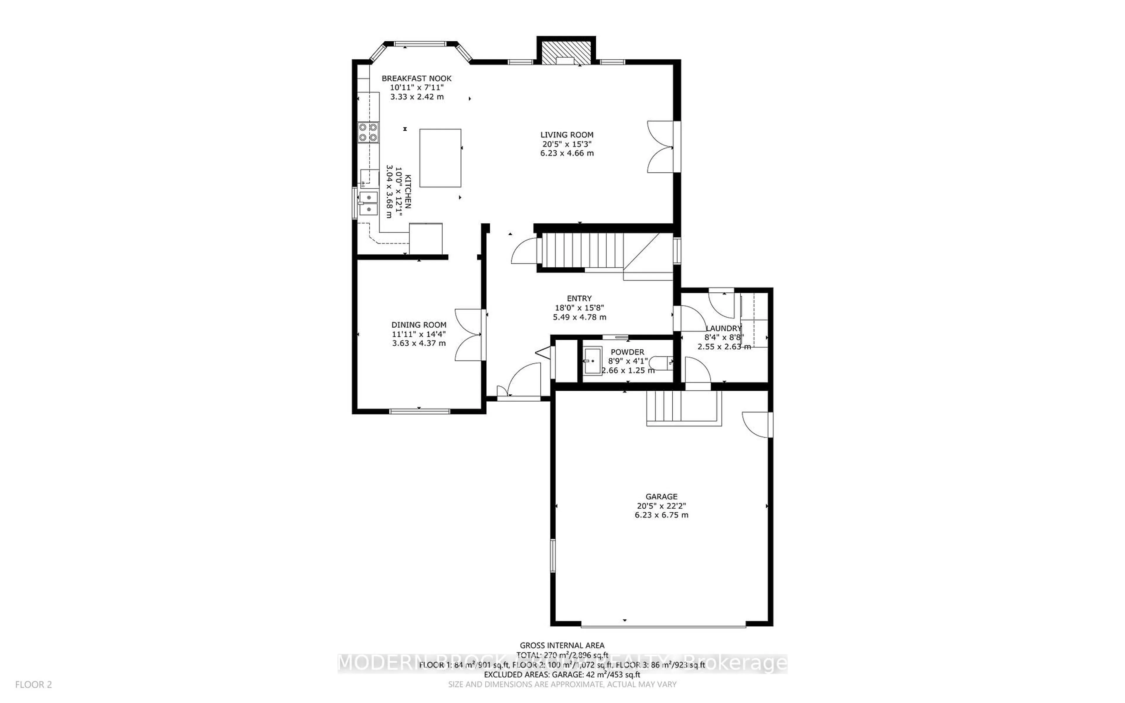 Floor plan for 1000 Crestwood Dr, Brockville Ontario K6V 7N1