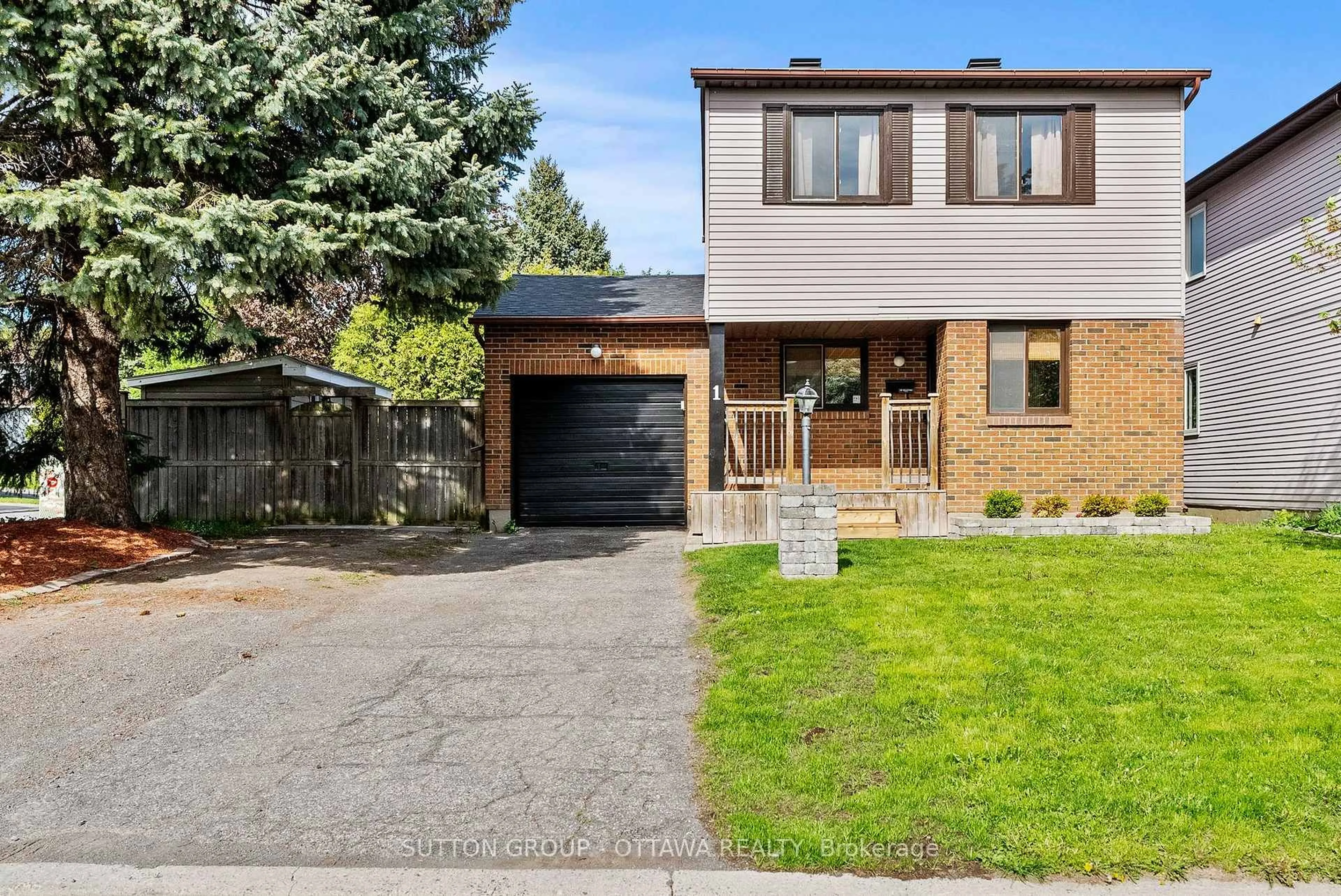 Home with brick exterior material, street for 1 Airycot Circ, Barrhaven Ontario K2J 2L2