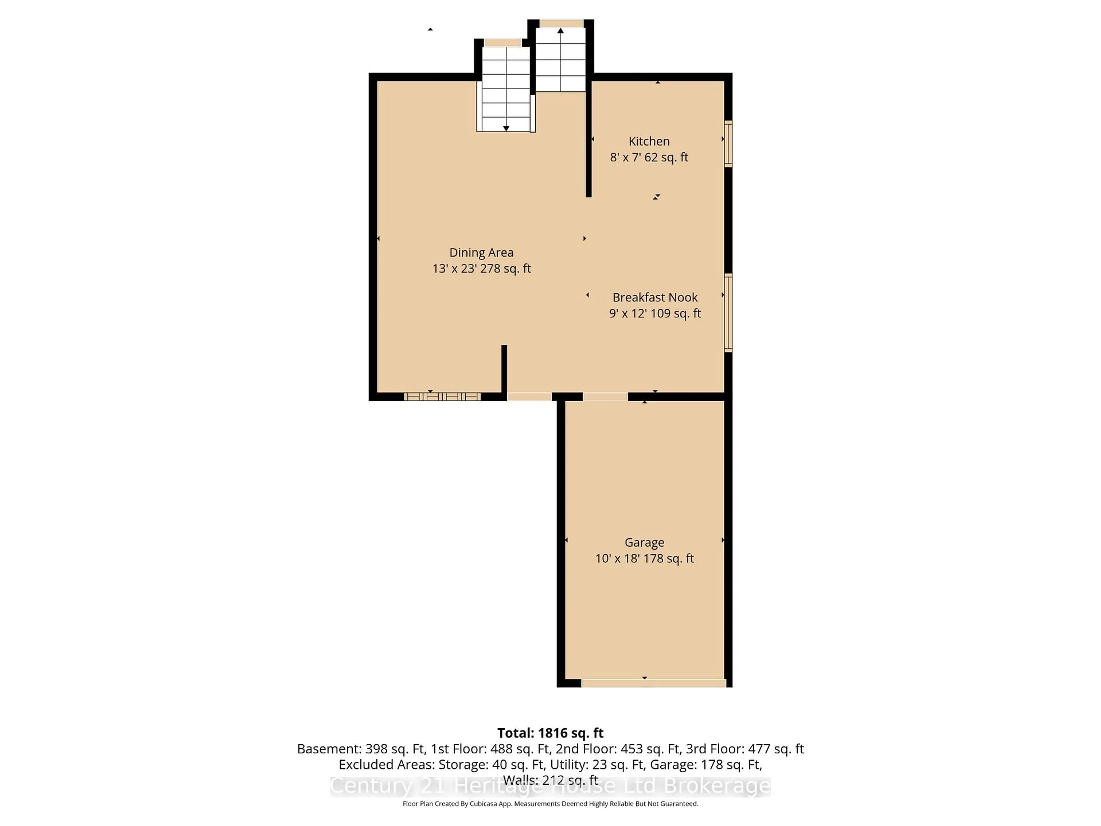 Floor plan for 7 Kara Lane, Tillsonburg Ontario N4G 5M2