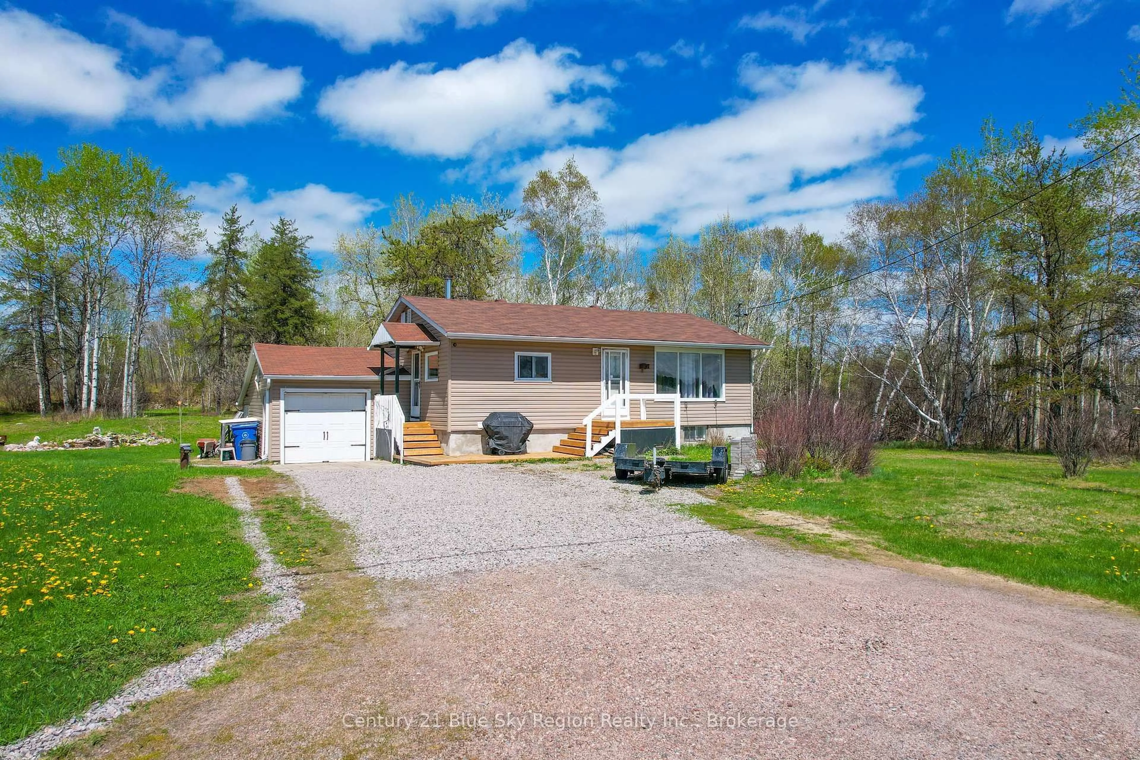 A pic from outside/outdoor area/front of a property/back of a property/a pic from drone, water/lake/river/ocean view for 1742 Highway 17, East Ferris Ontario P0H 1H0
