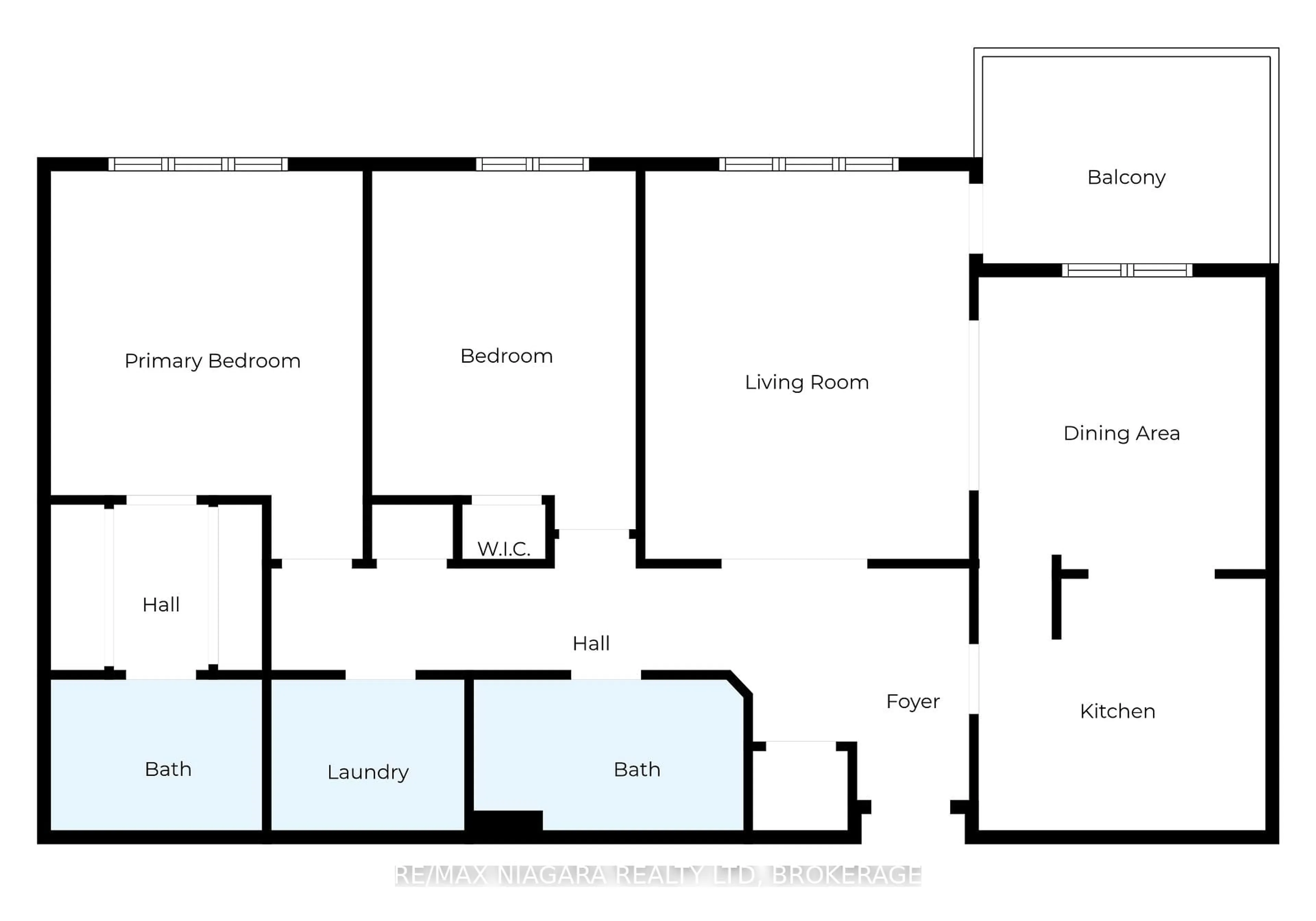 Floor plan for 250 Linwell Rd #202, St. Catharines Ontario L2N 1S2