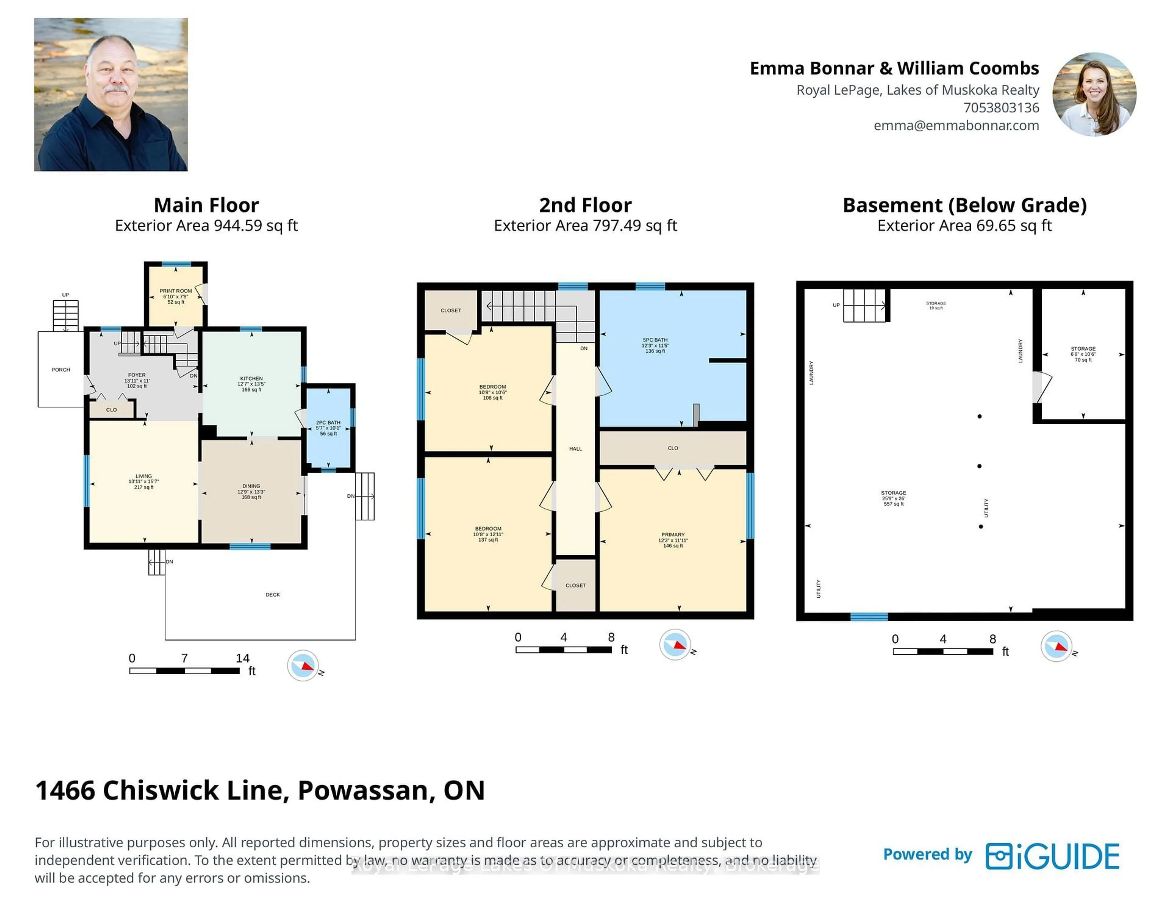 Floor plan for 1466 Chiswick Line, Chisholm Ontario P0H 1Z0