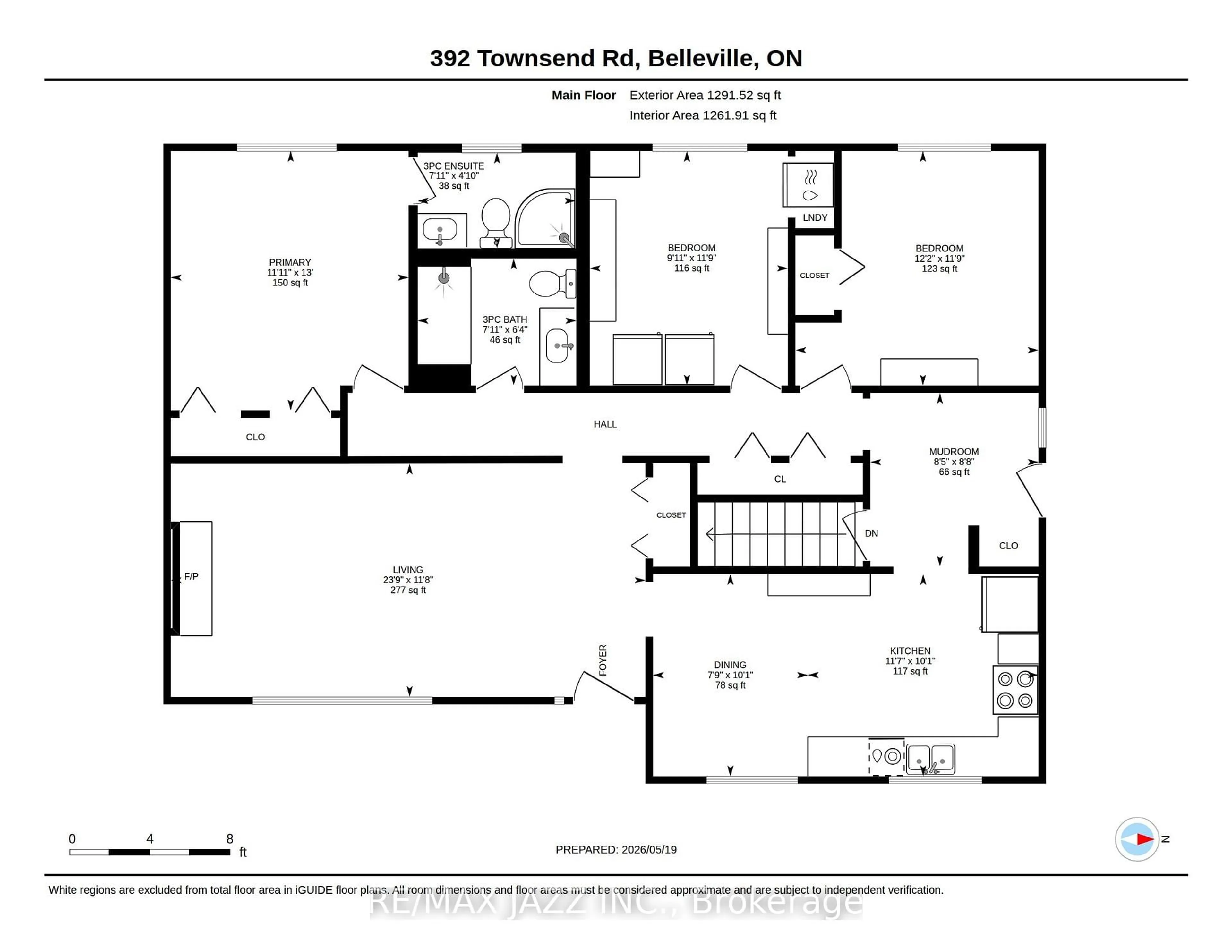 Floor plan for 392 Townsend Rd, Stirling Ontario K0K 3E0