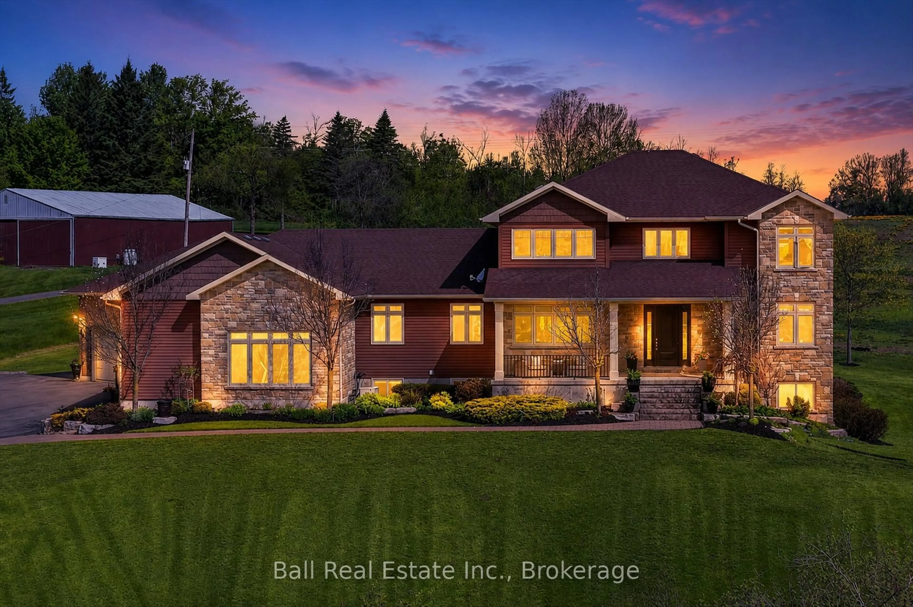 Home with brick exterior material, building for 582 Lily Lake Rd, Selwyn Ontario K9J 6X3