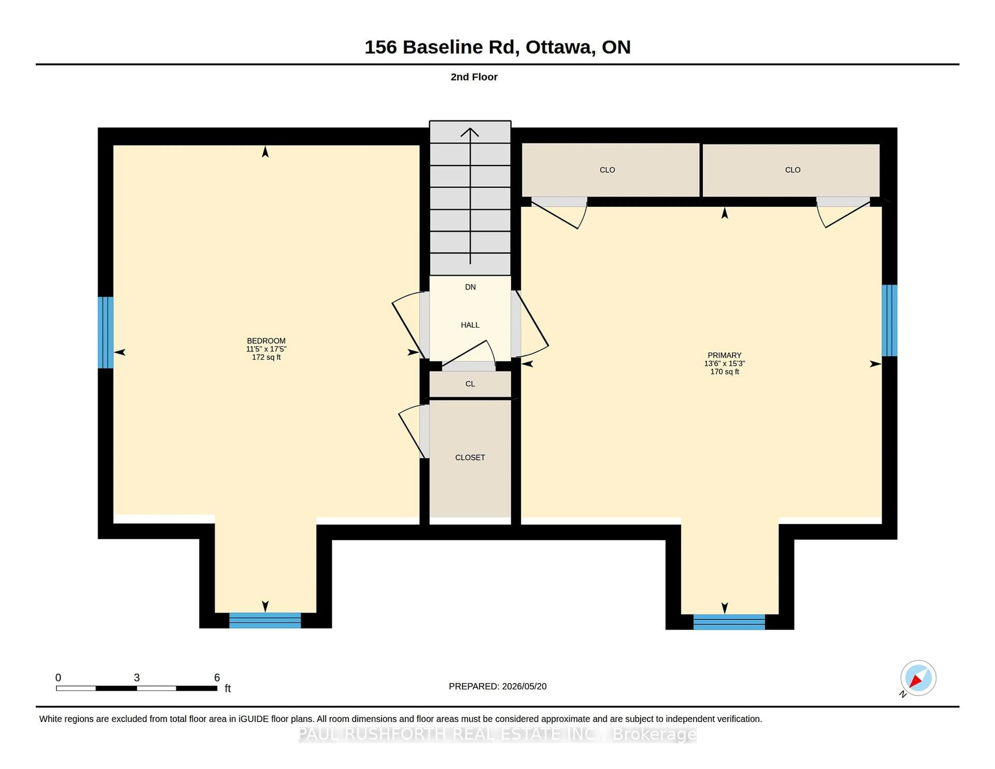 Floor plan for 156 Baseline Rd, Ottawa Ontario K2C 0A2