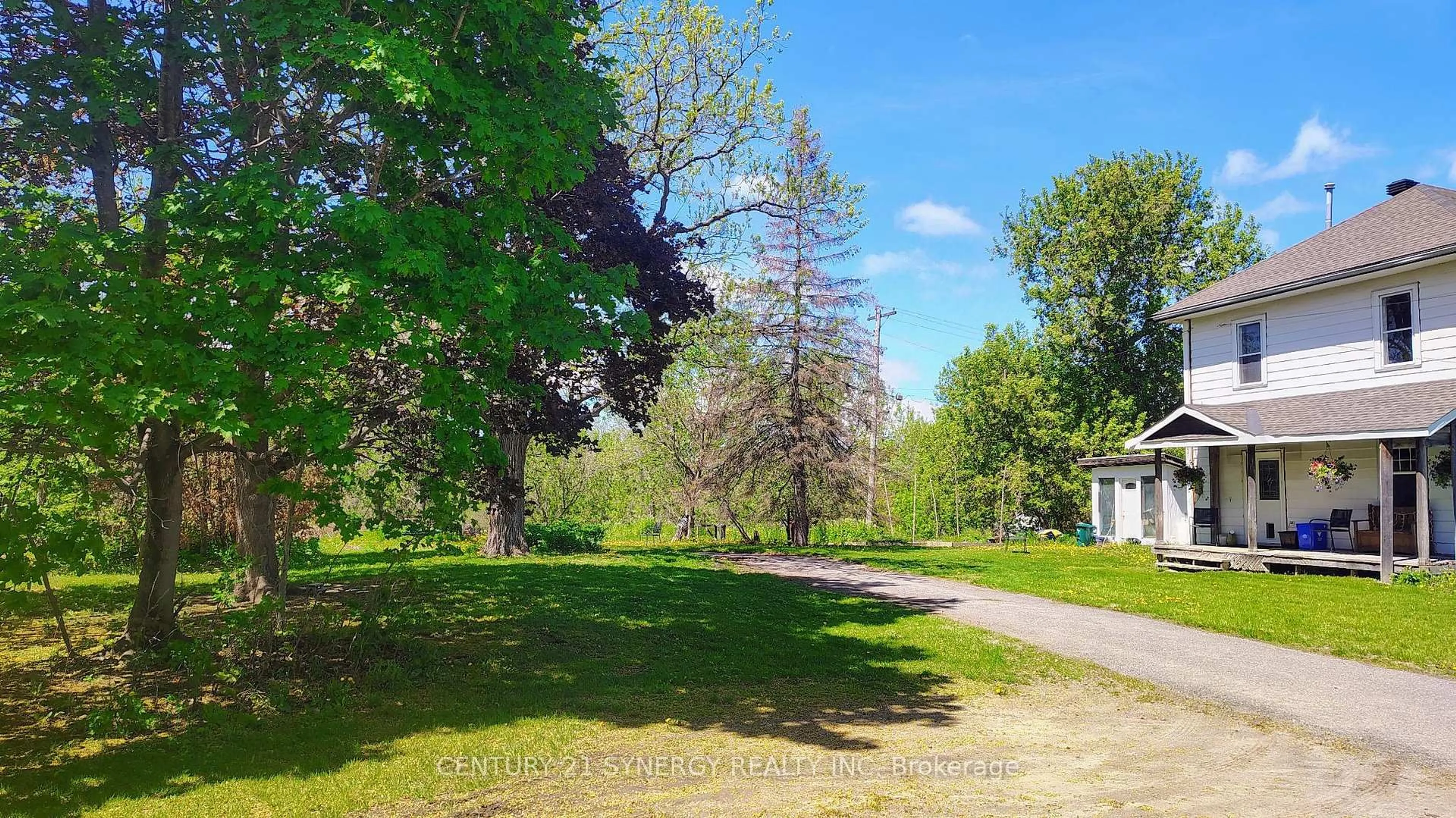 A pic from outside/outdoor area/front of a property/back of a property/a pic from drone, forest/trees view for 2772 8th Line Rd, Metcalfe Ontario K0A 2P0
