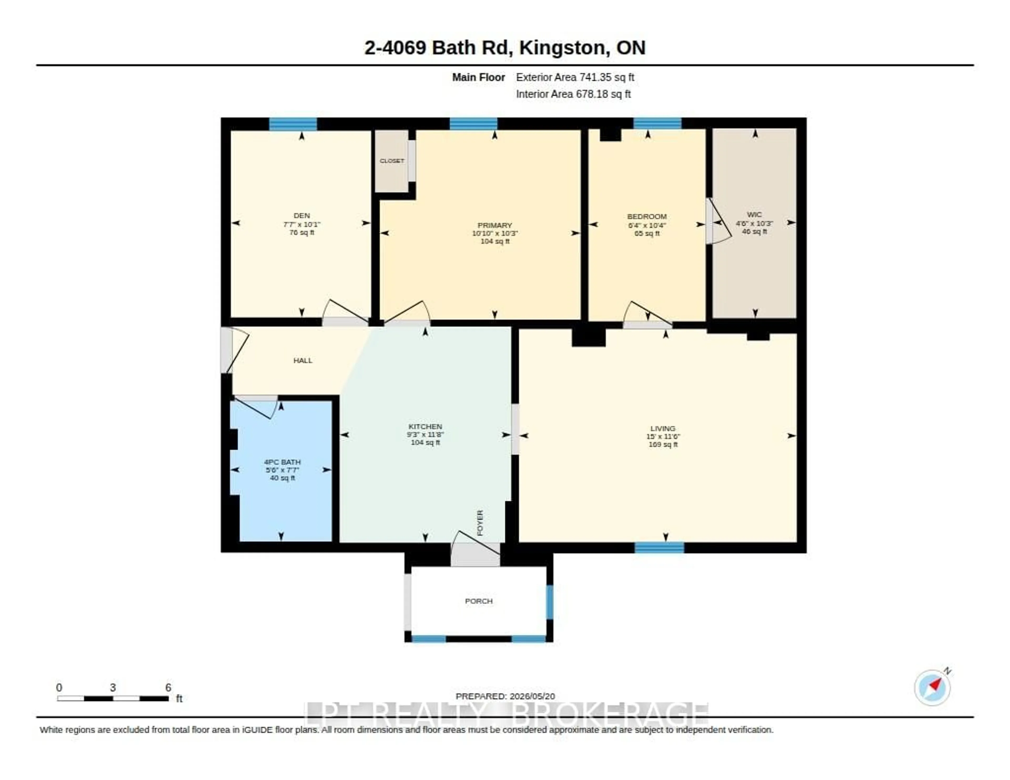 Floor plan for 4069 Bath Rd, Kingston Ontario K7M 4Y6