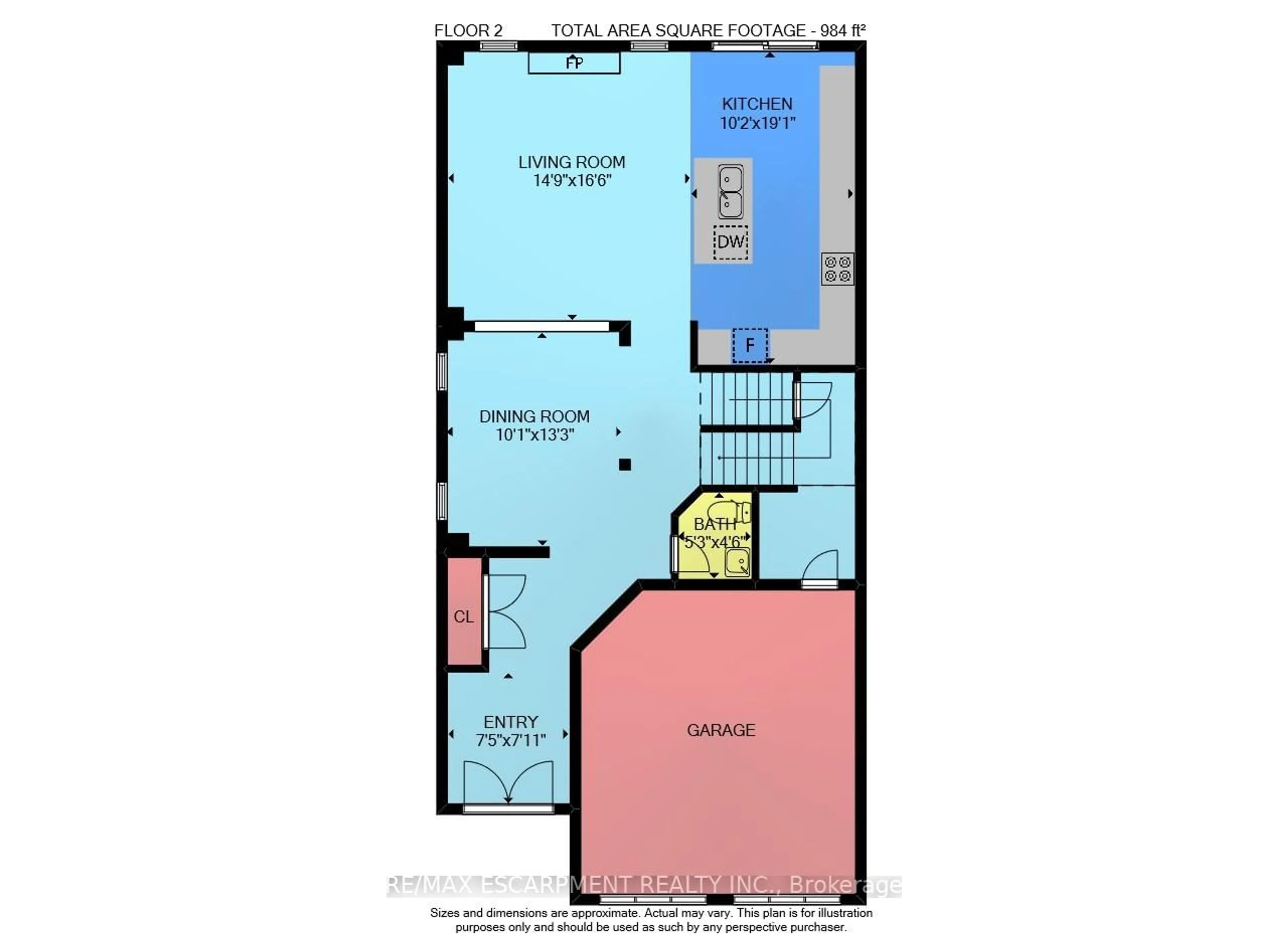 Floor plan for 82 Chaumont Dr, Hamilton Ontario L8J 0J8