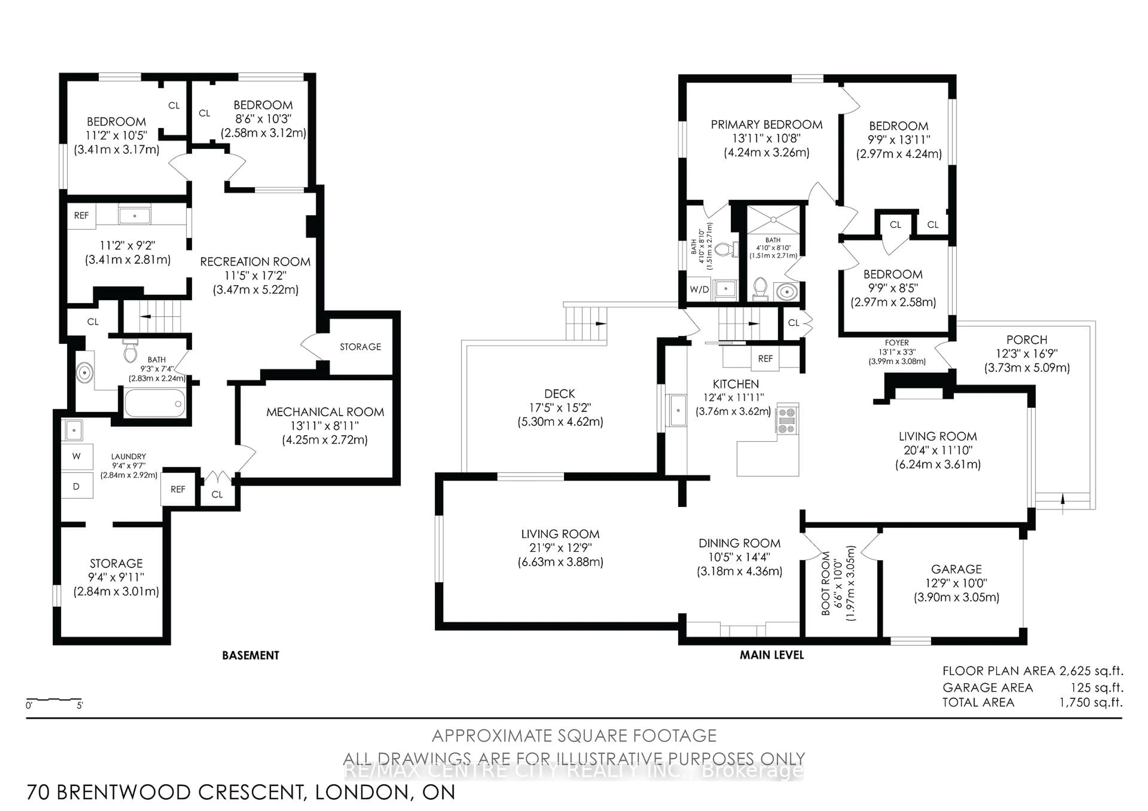 Floor plan for 70 Brentwood Cres, London North Ontario N6G 1X2