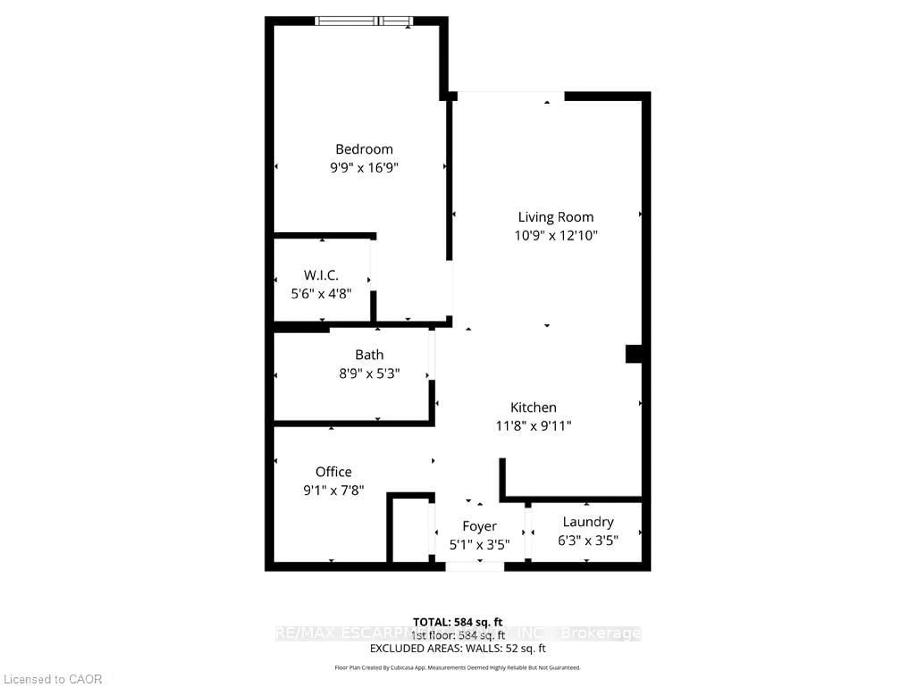 Floor plan for 125 Shoreview Pl #102, Hamilton Ontario L8E 0K3