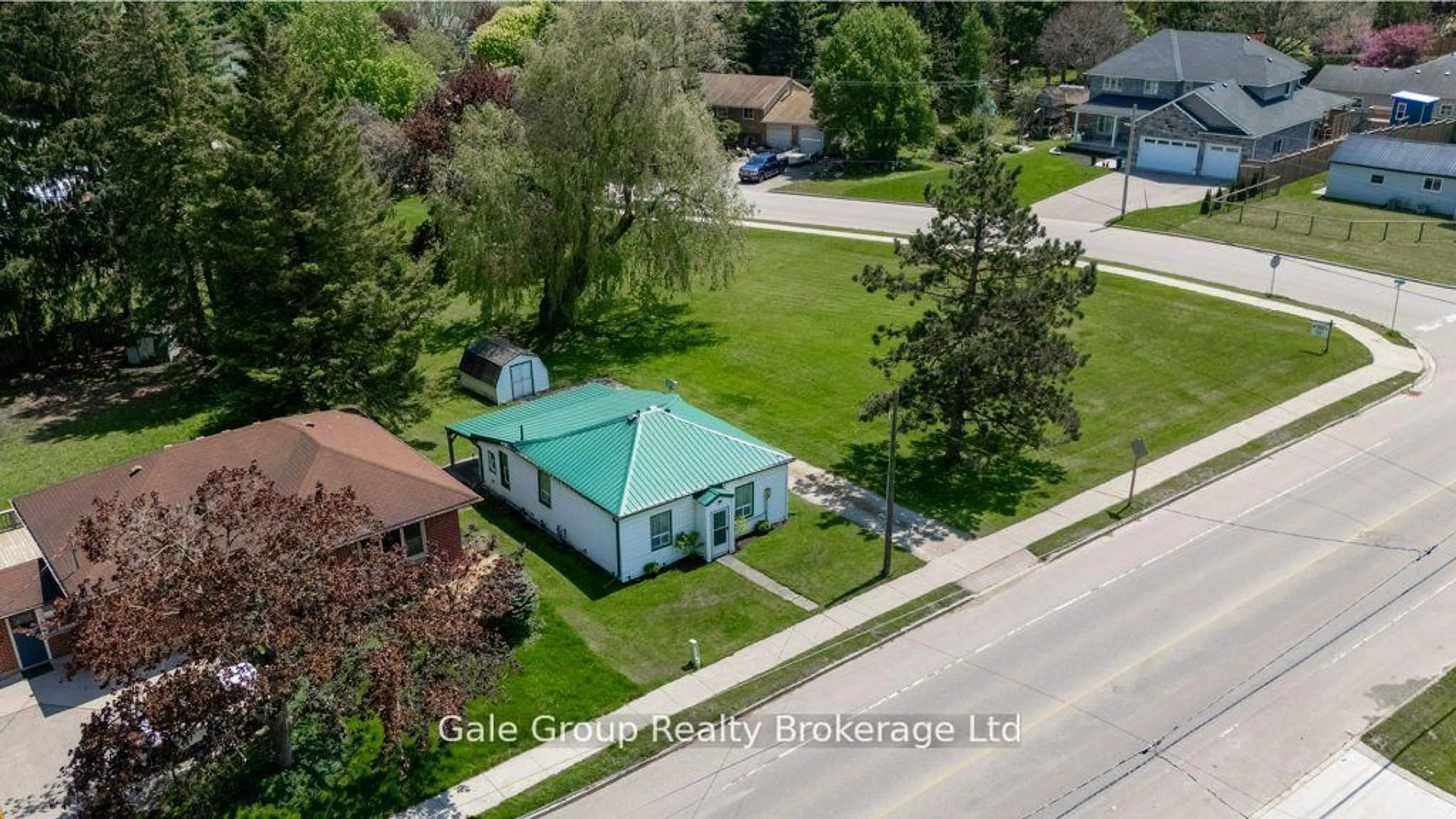 A pic from outside/outdoor area/front of a property/back of a property/a pic from drone, street for 83 Blandford St, East Zorra-Tavistock Ontario N0J 1M0
