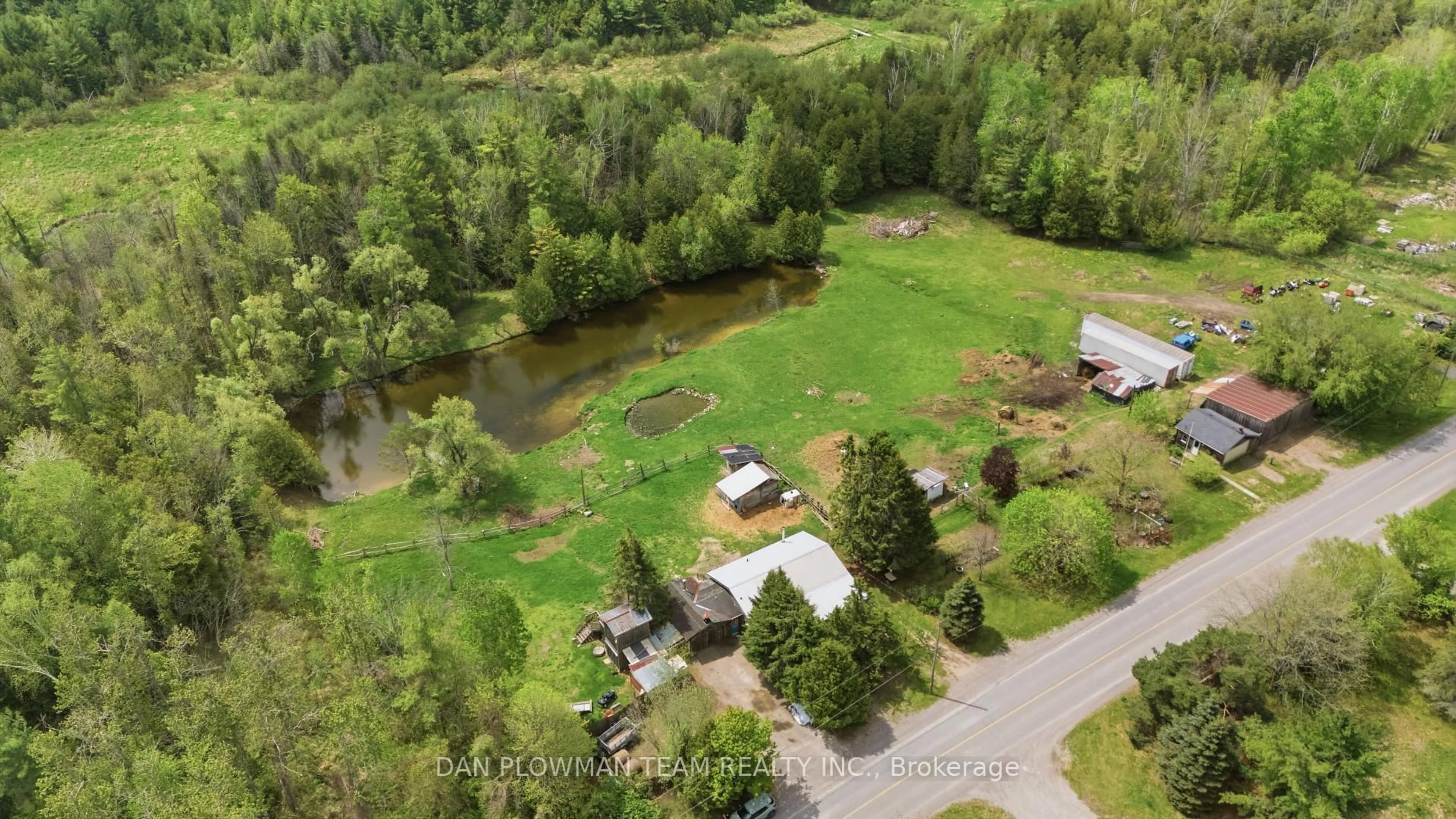 A pic from outside/outdoor area/front of a property/back of a property/a pic from drone, water/lake/river/ocean view for 321 Sandy Flats Rd, Trent Hills Ontario K0K 2X0