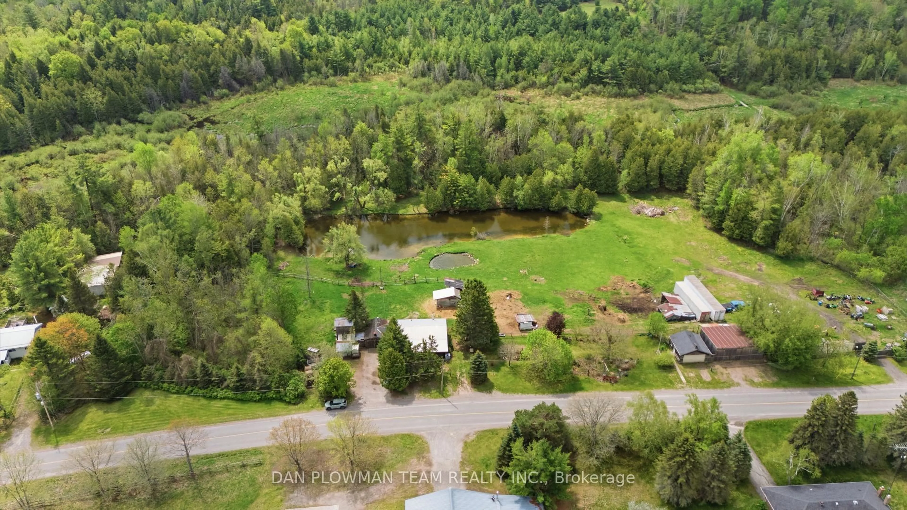A pic from outside/outdoor area/front of a property/back of a property/a pic from drone, water/lake/river/ocean view for 321 Sandy Flats Rd, Trent Hills Ontario K0K 2X0