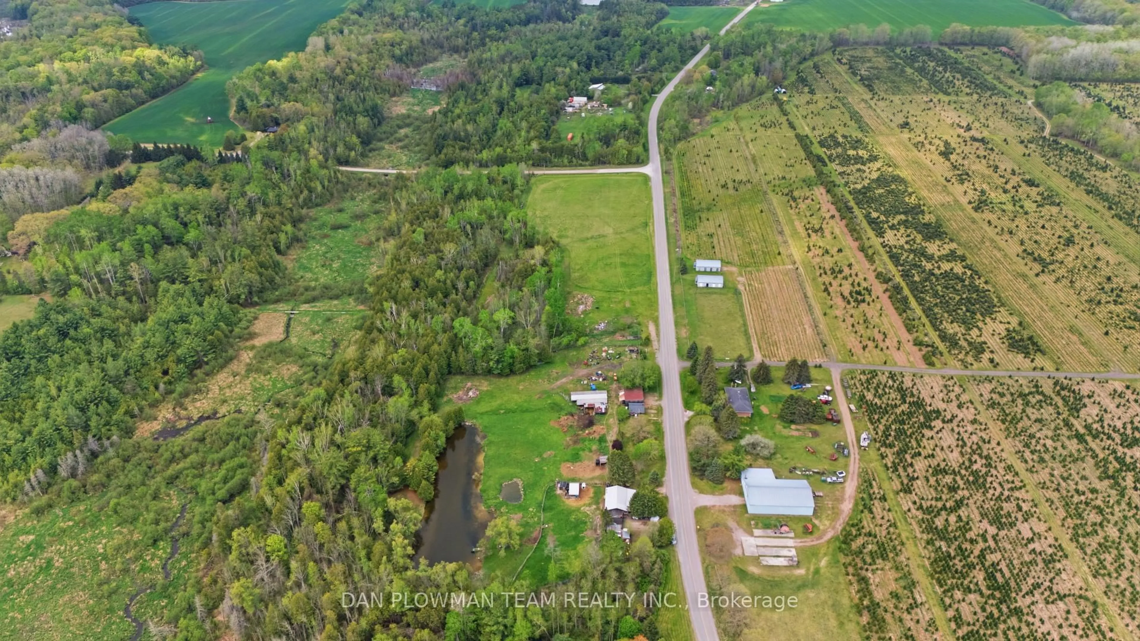 A pic from outside/outdoor area/front of a property/back of a property/a pic from drone, street for 321 Sandy Flats Rd, Trent Hills Ontario K0K 2X0