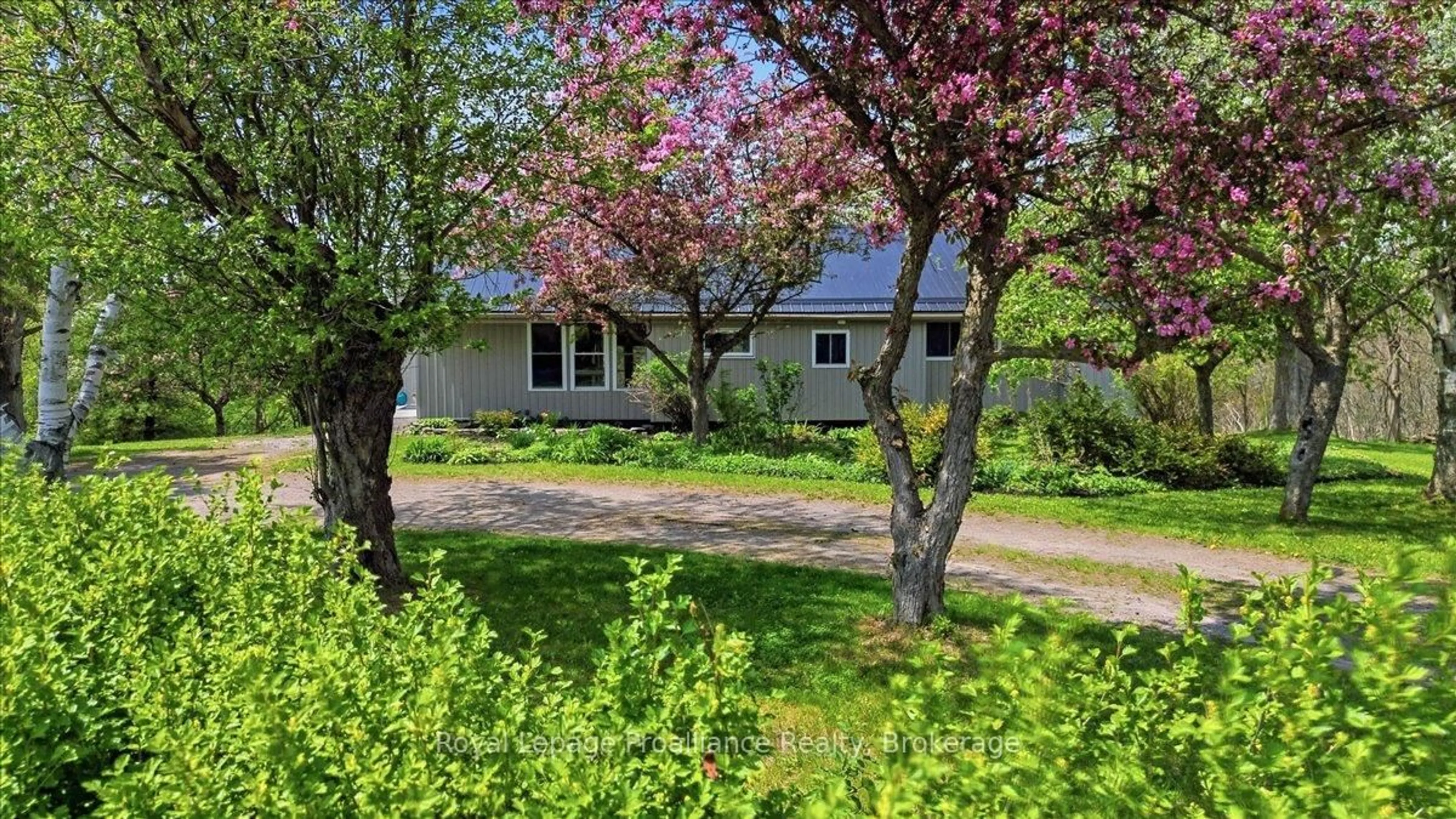 A pic from outside/outdoor area/front of a property/back of a property/a pic from drone, street for 659 Moira Rd, Stirling Ontario K0K 3E0